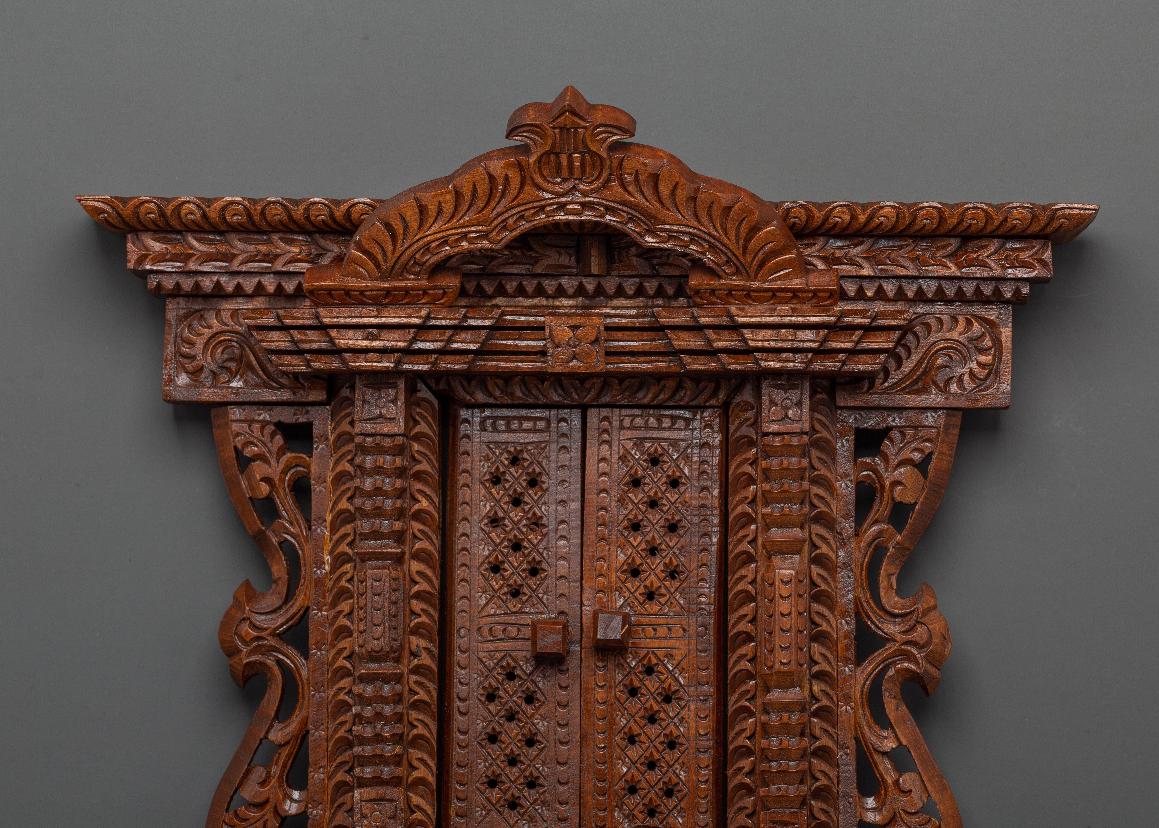 Kumari Window Frame Wall Hanging | Traditional Newari Art