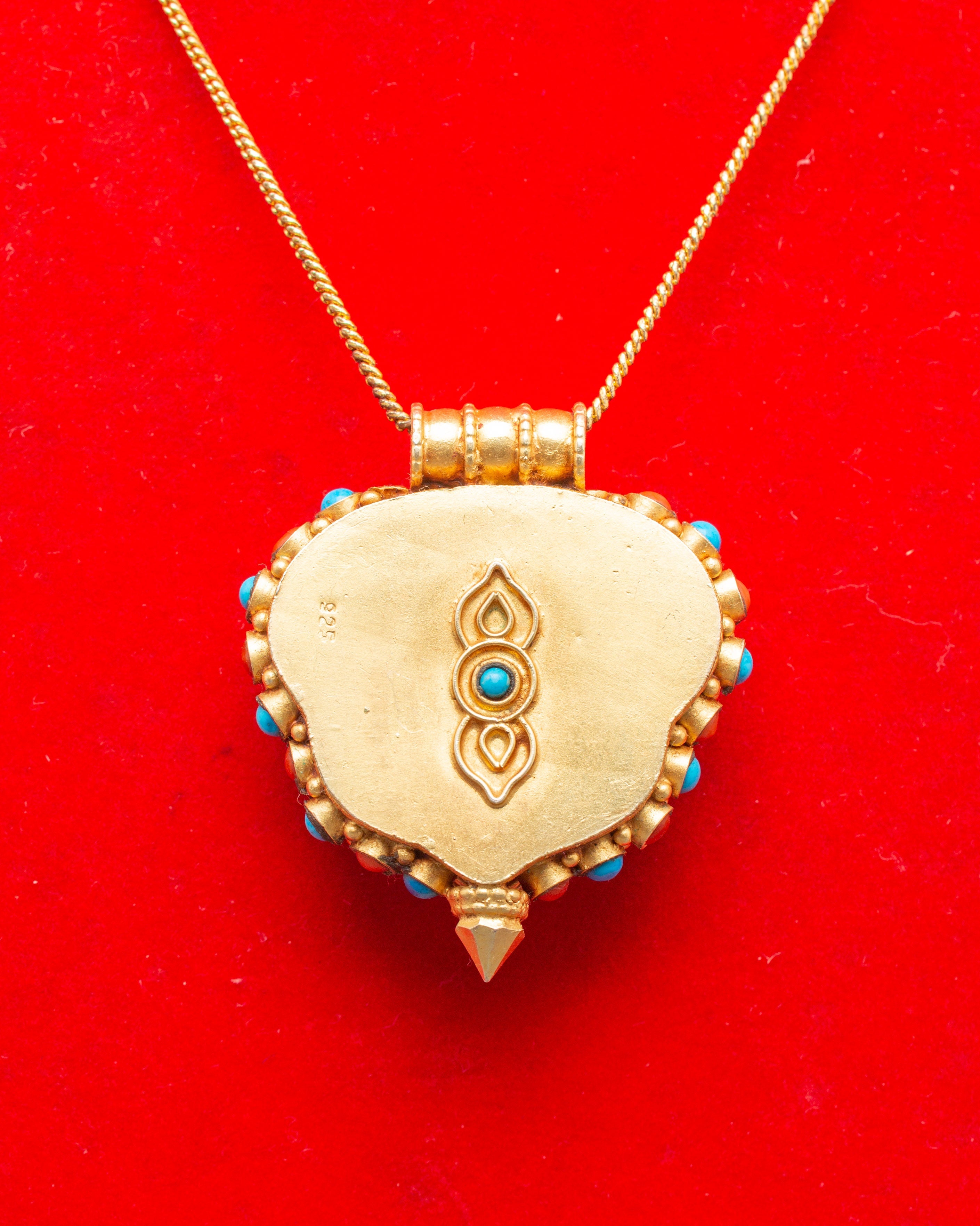 Handmade Padmasambhava Ghau Box Locket | Symbol of Purity and Spiritual