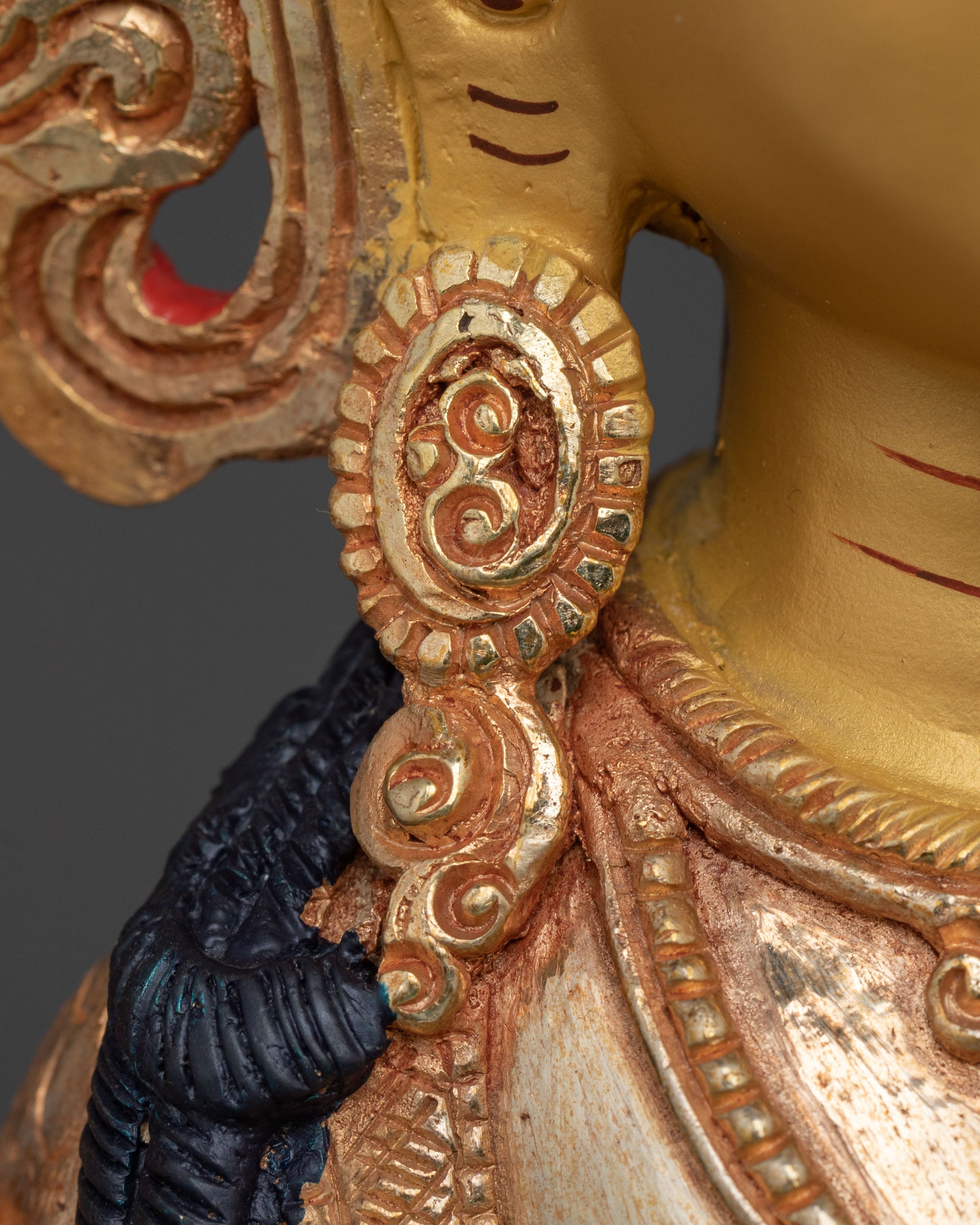 Bodhisattva Of Compassion Chenrezig Sculpture | Buddhist Compassion Deity Sculpture