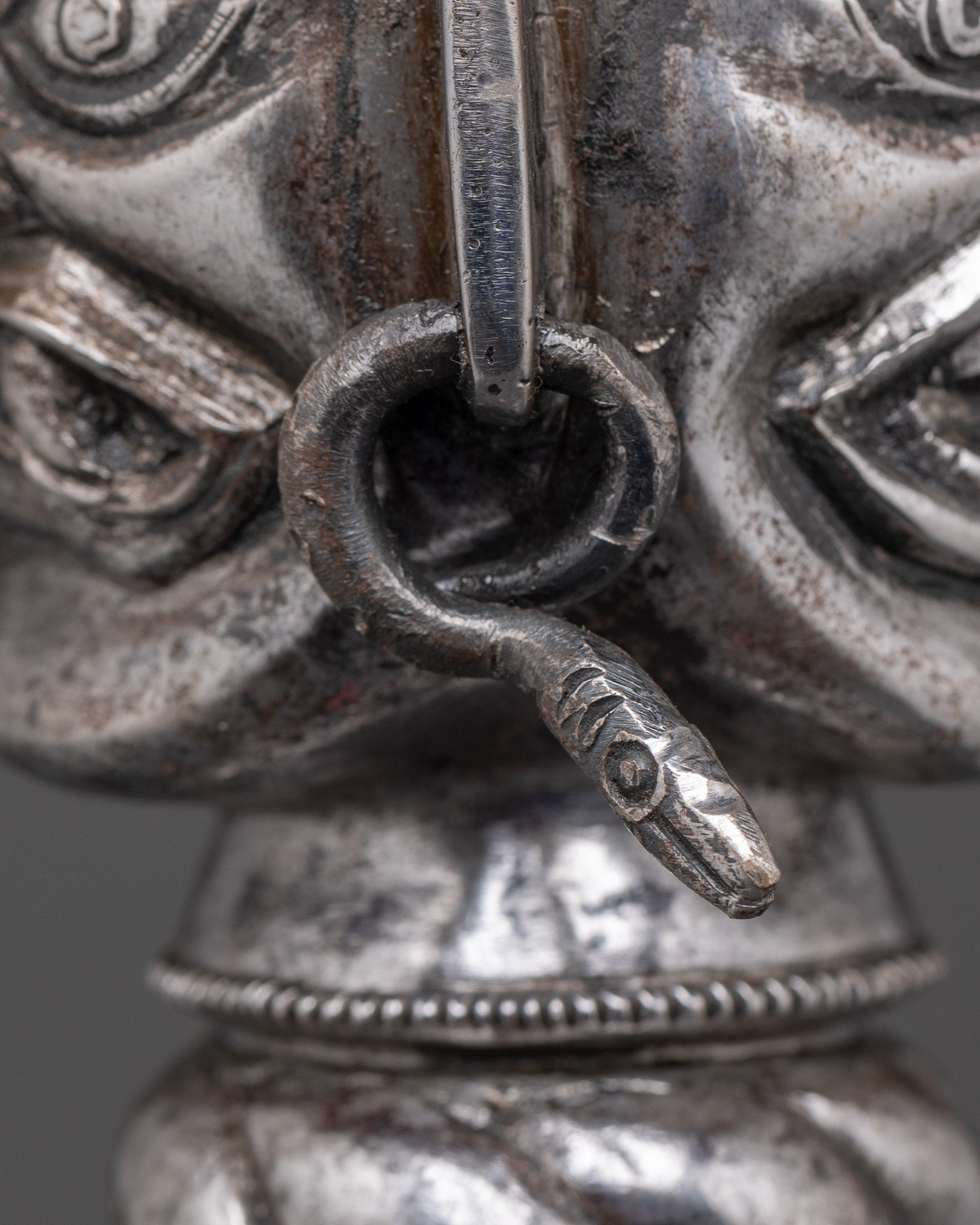 Handcrafted Buddhist Iron Phurba Dagger | Dispelling Negativity