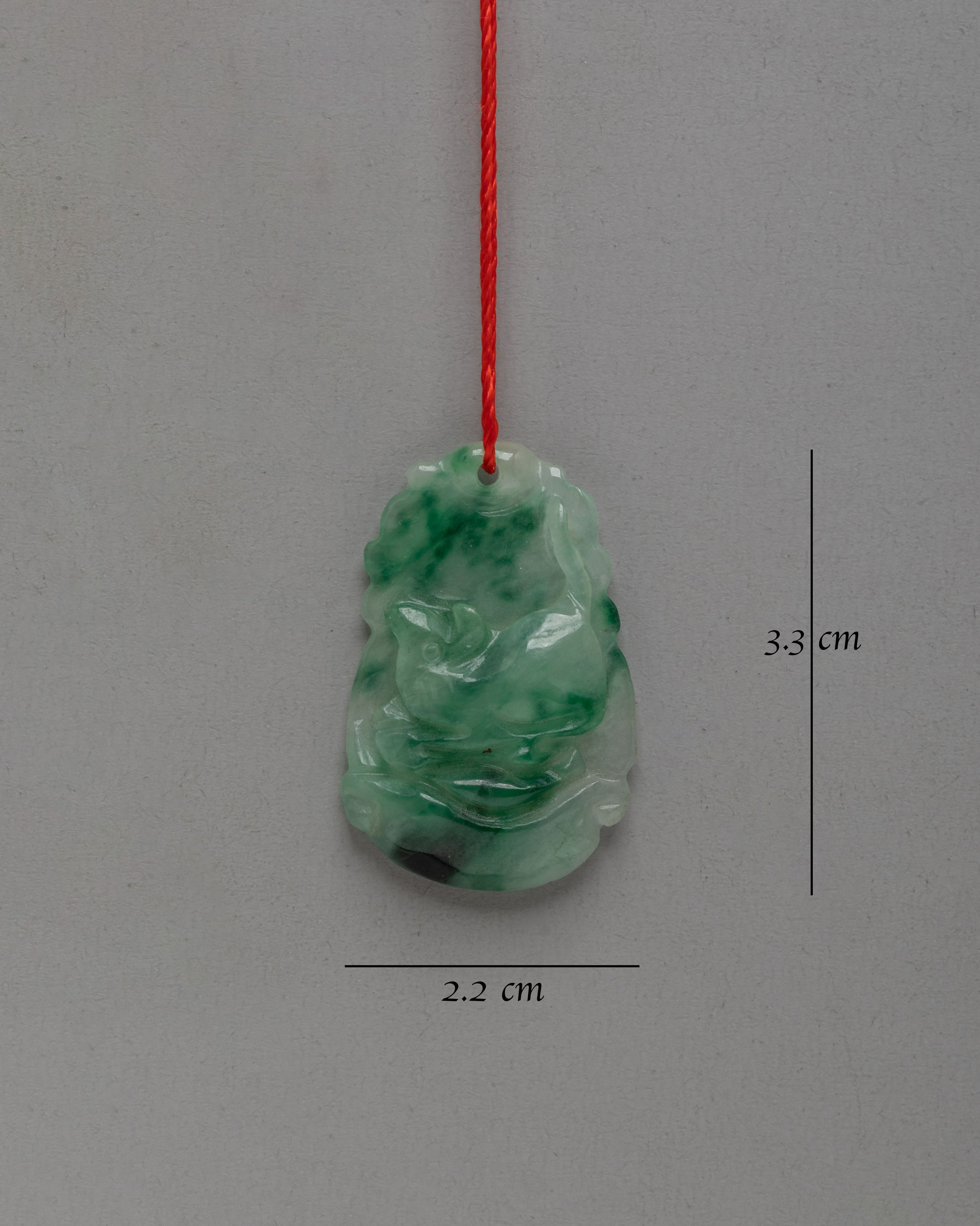 Sacred Tibetan Jade Locket Amulet | Hand Carved Jade Spiritual Pendant