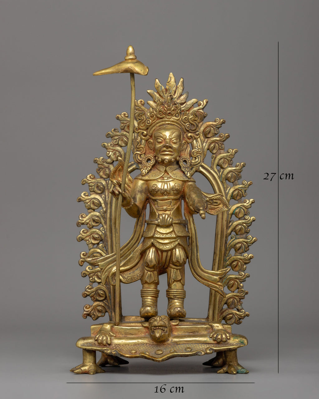 Protector Statues Handcrafted Protector Statue Set | Sacred Buddhist Guardian Deities