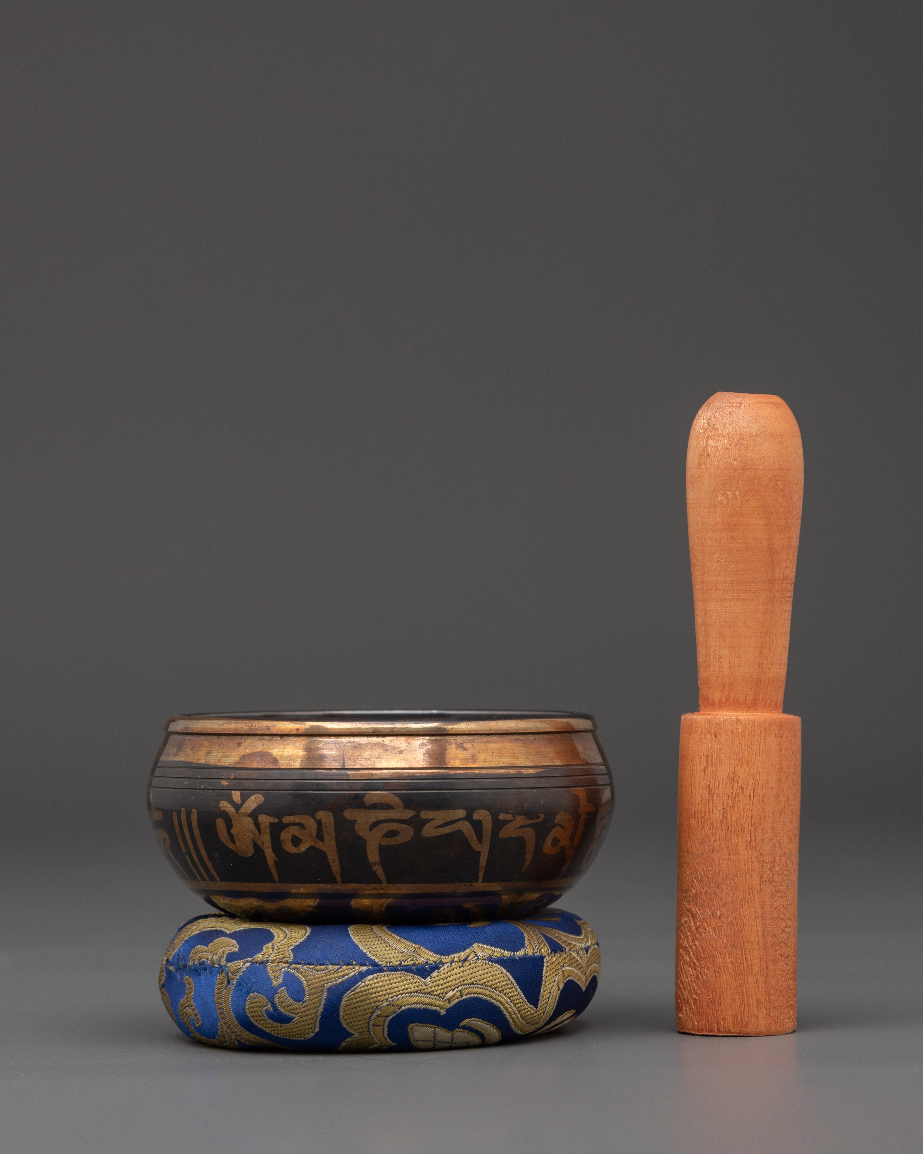 Handcrafted Bronze Singing Bowl |  Sound Healing Bowl with Stick for Meditation