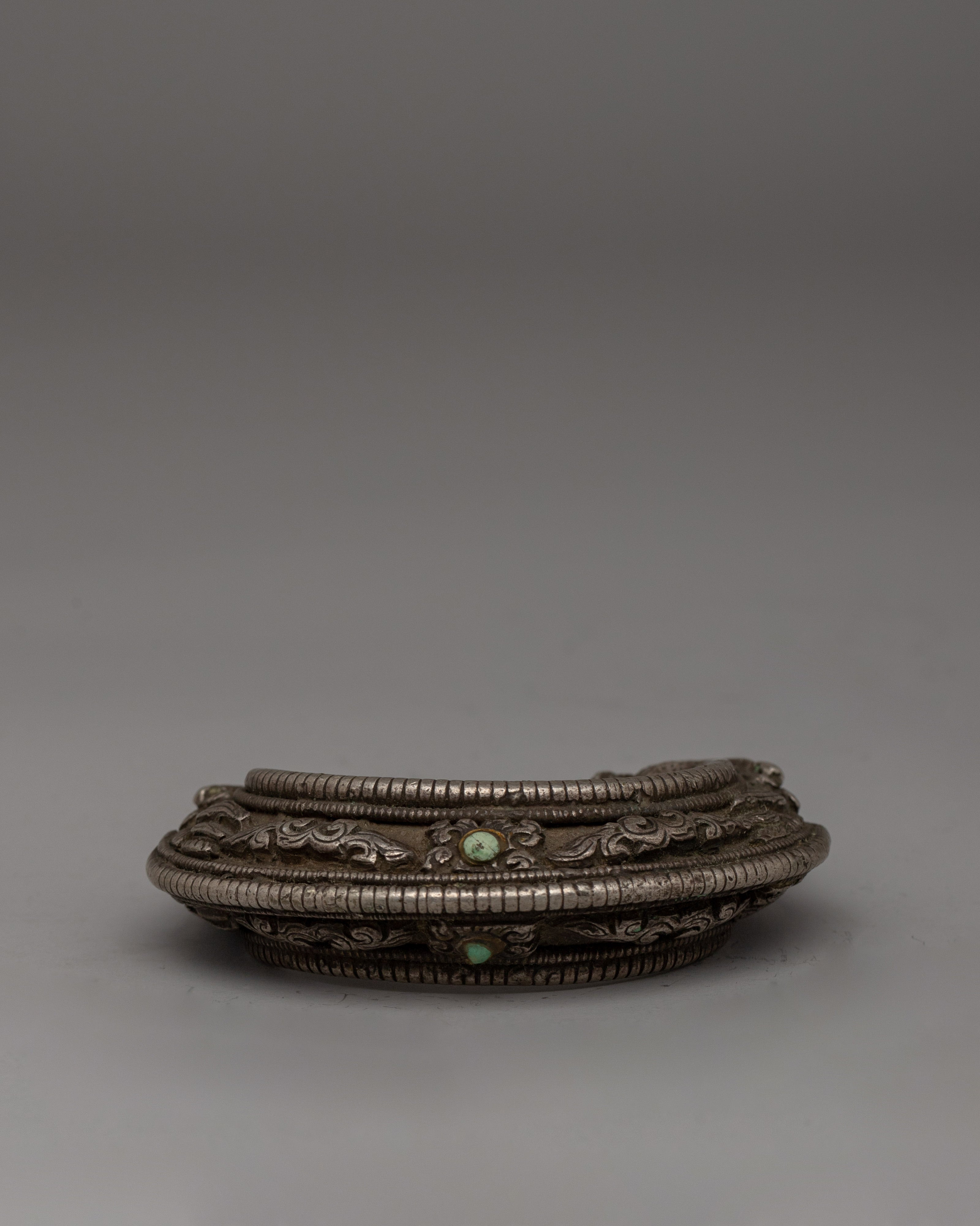 Old Stone Dragon Head Bracelet  | Intricate Dragon Design