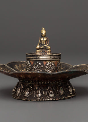Buddha Incense Holder | Handcrafted Brass Meditation Burner