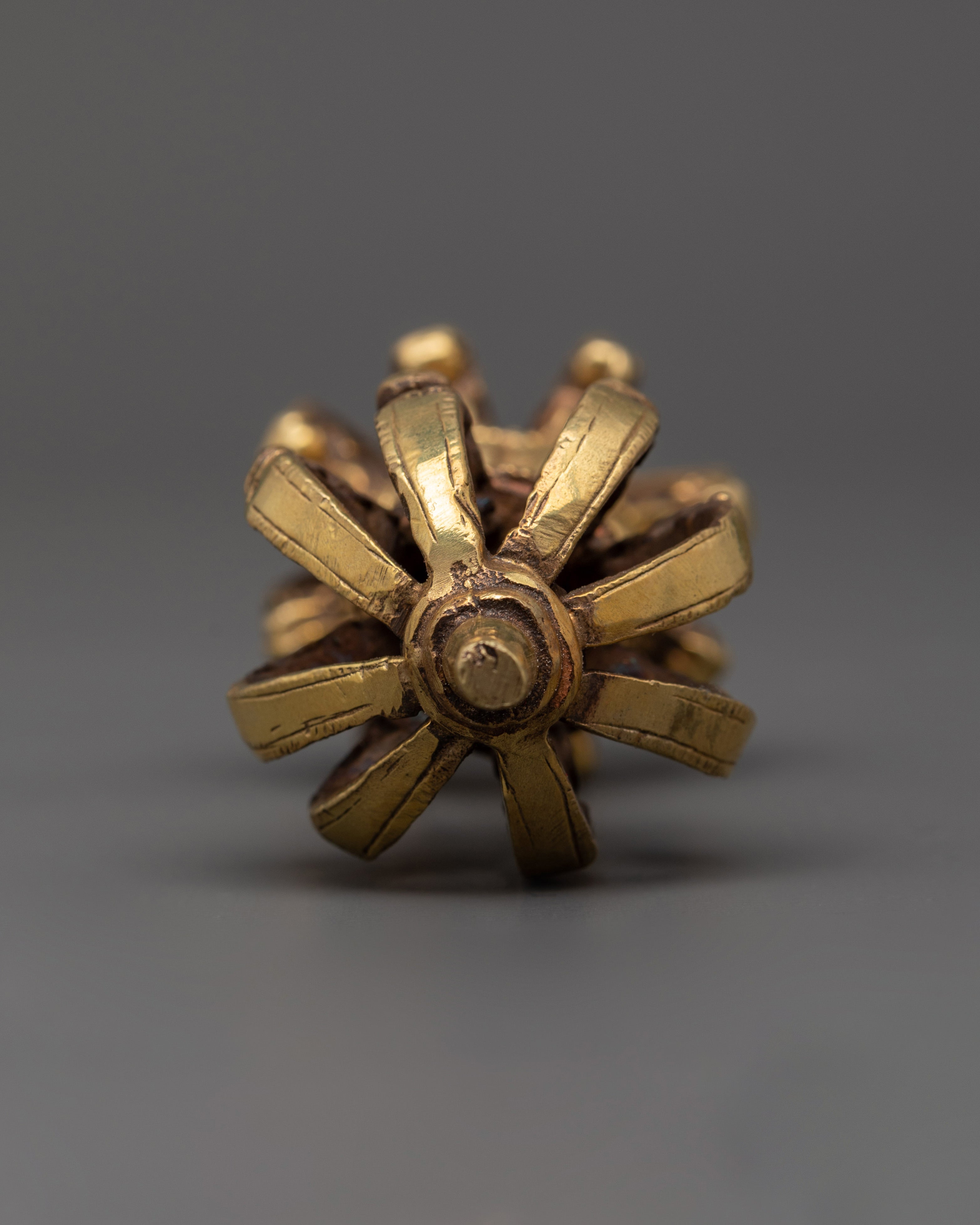 Tibetan Brass Vajra Dorje | Spiritual Artifact