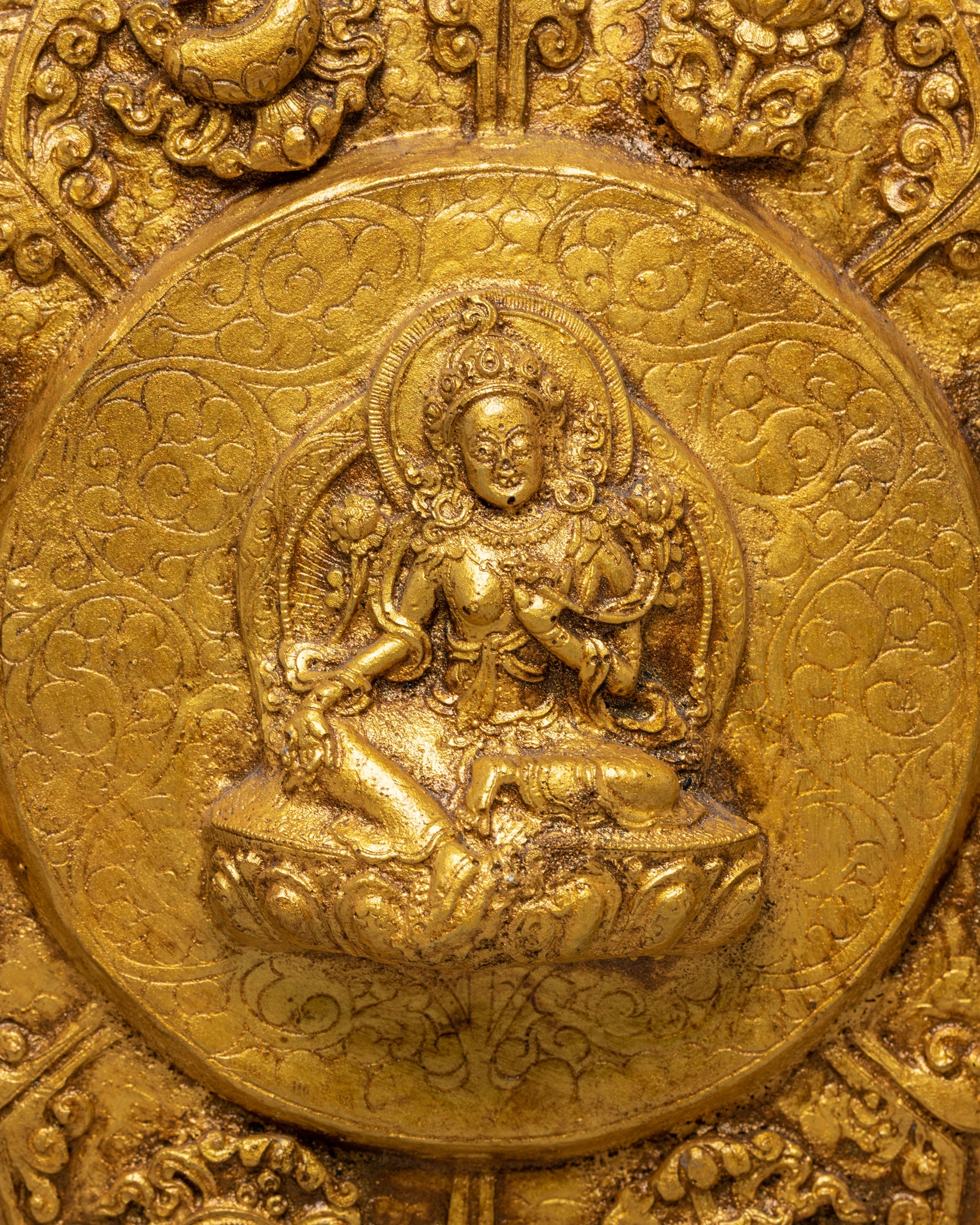 Himalayan Handcrafted Green Tara Wall Hanging | Symbol of Compassion