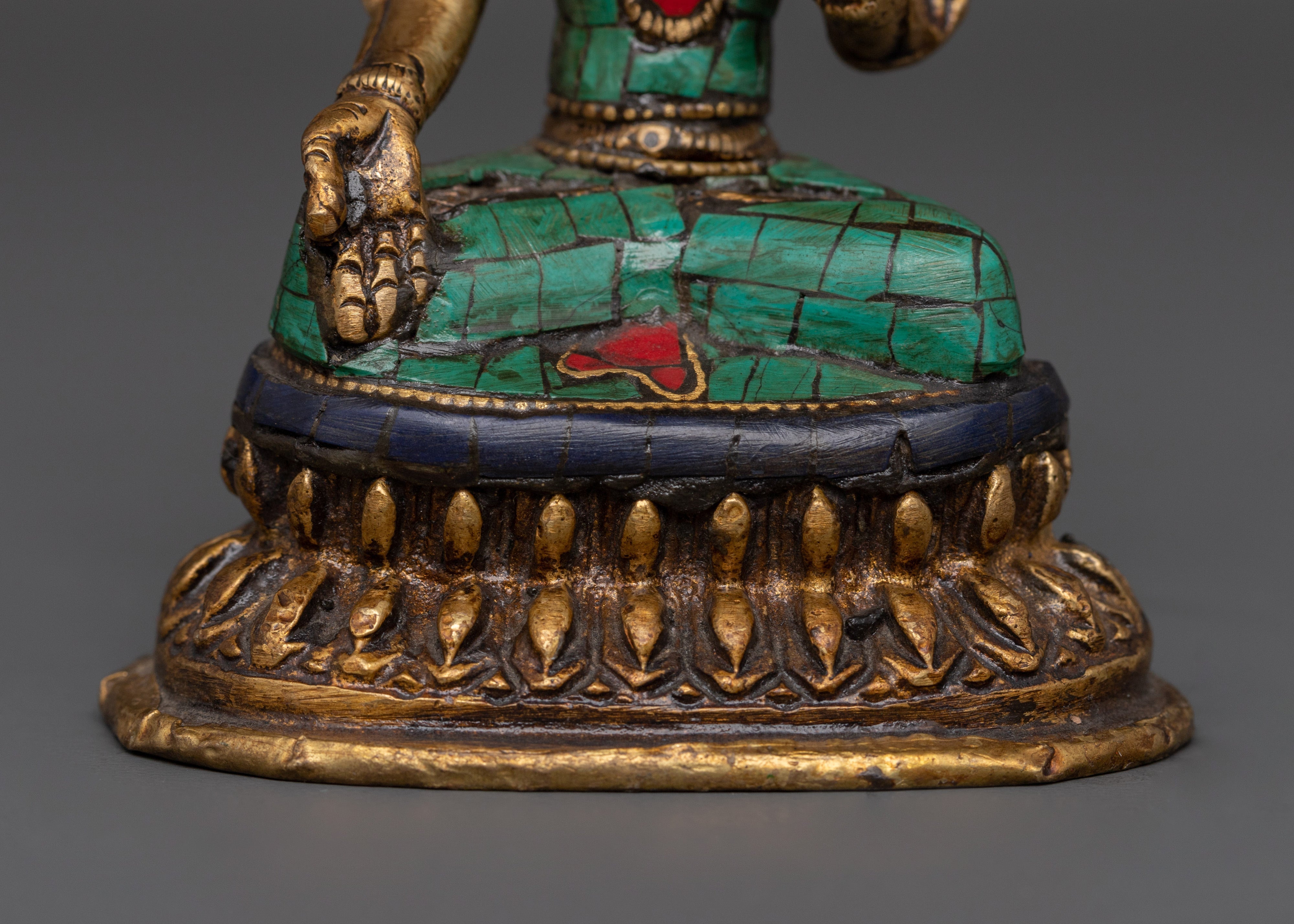 White Tara crafted with Turquoise | A Symbol of Healing