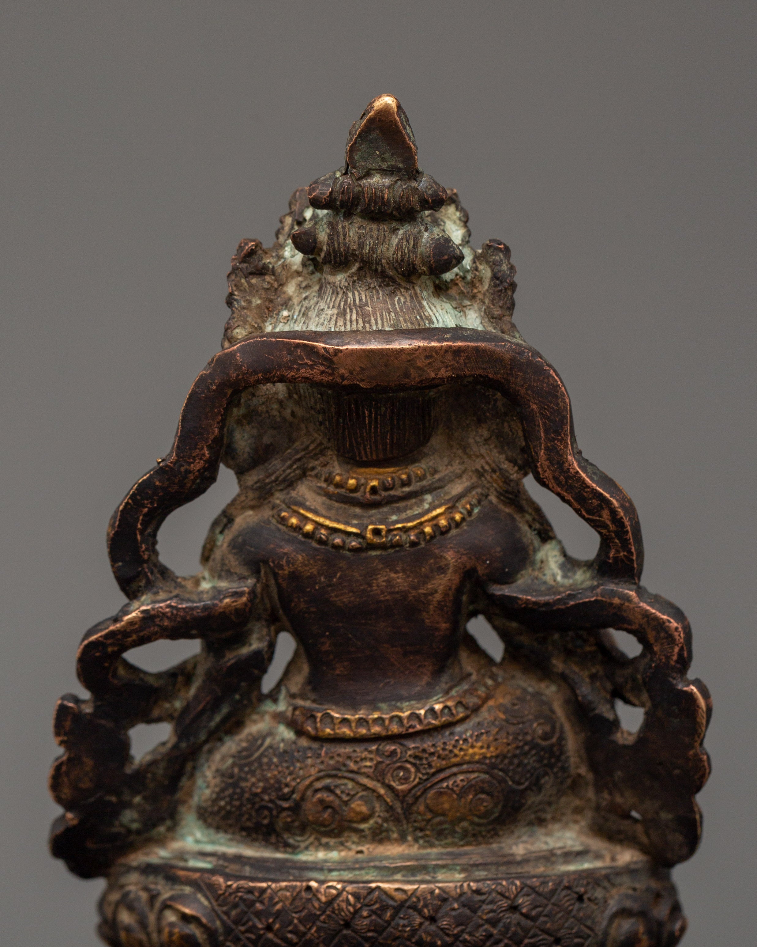 Dzambhala Tibetan Buddhist Wealth Deity Statue | Symbol for Wealth and Prosperity
