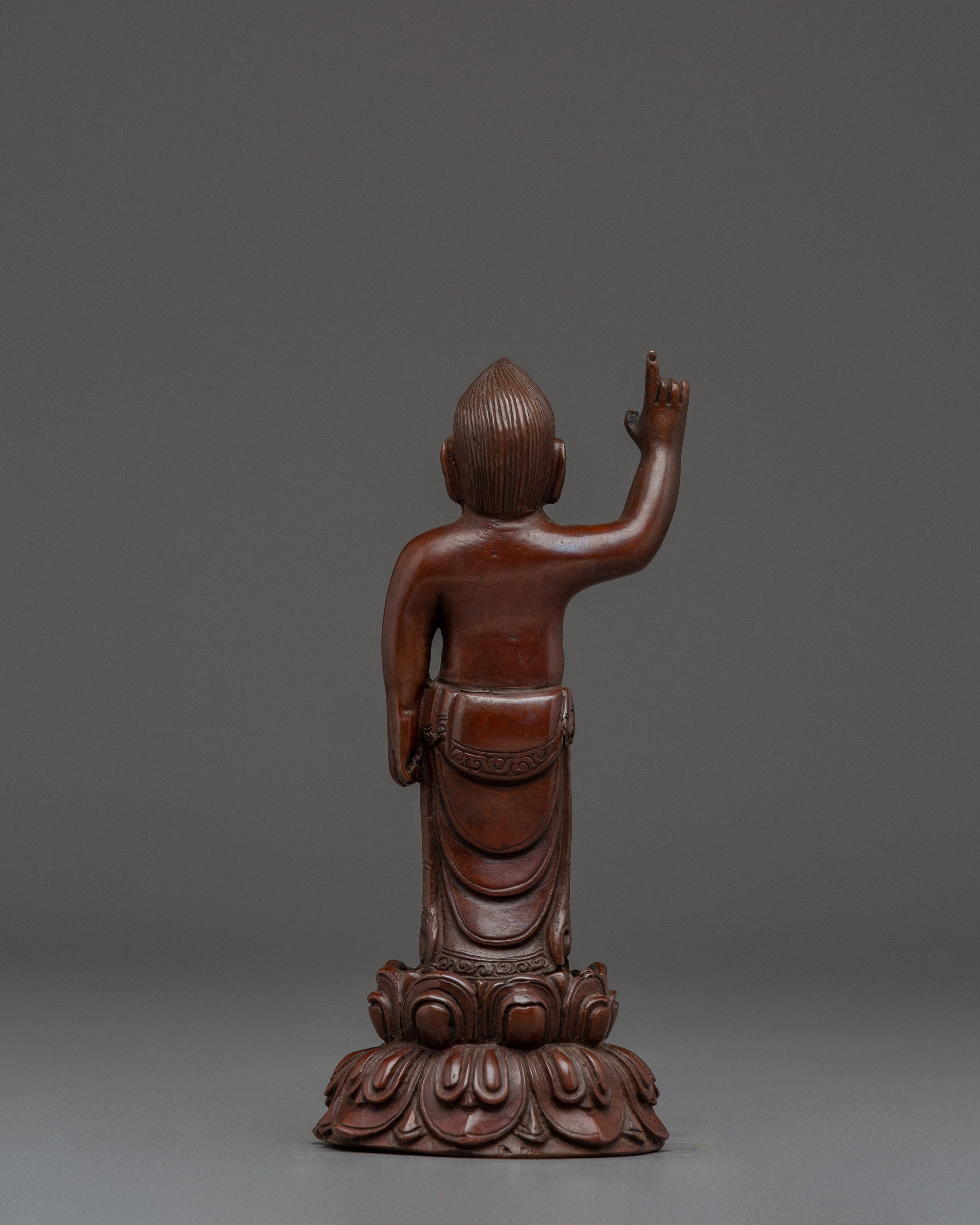 Elegant Little Buddha Statue | Handcrafted Buddhist Sculpture for Peace & Serenity