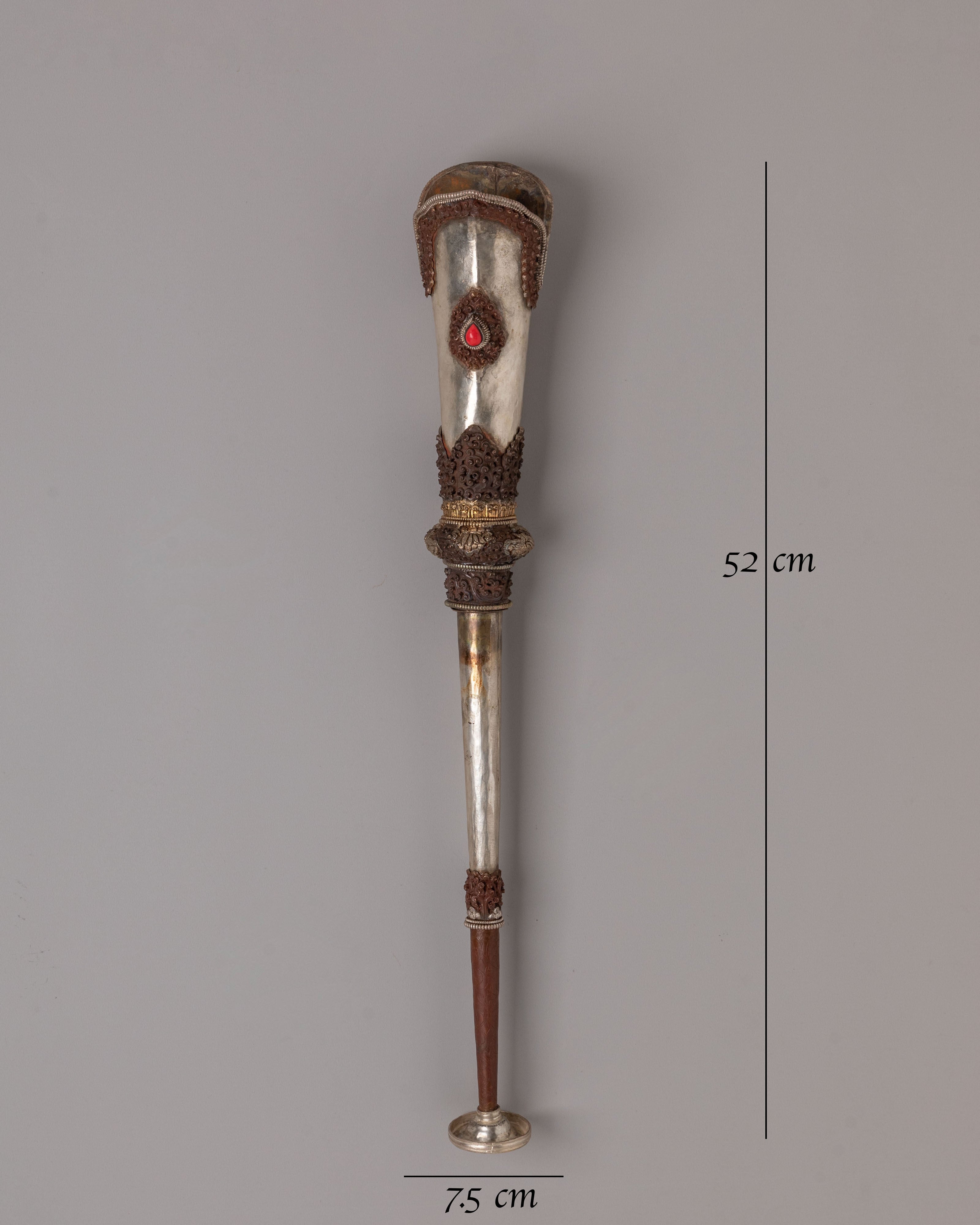Handcrafted Kangling for Ritual | Tibetan Trumpet for Ceremonies