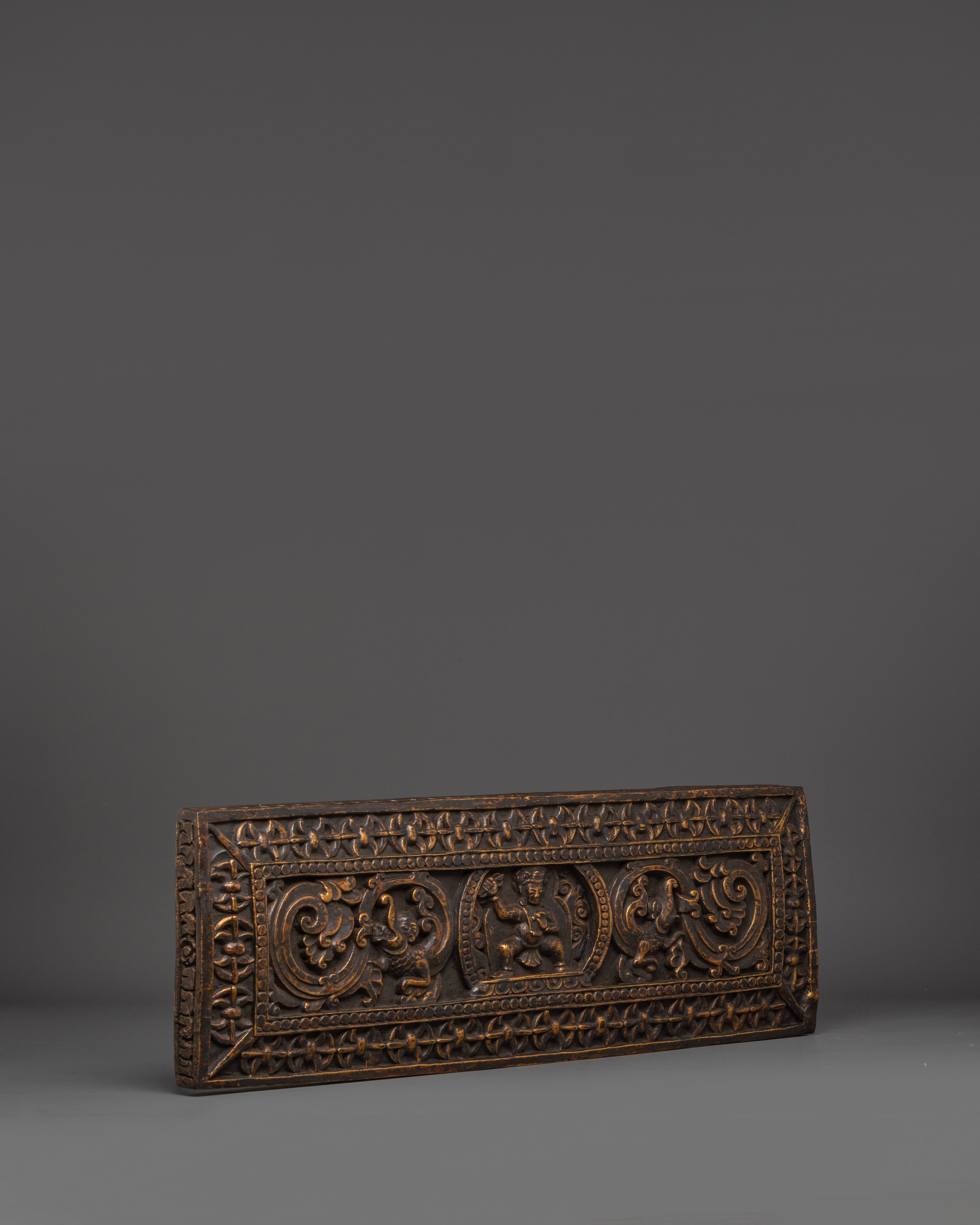 Handcrafted Traditional Brass Wall Hanging | Antique Finish Decorative Panel
