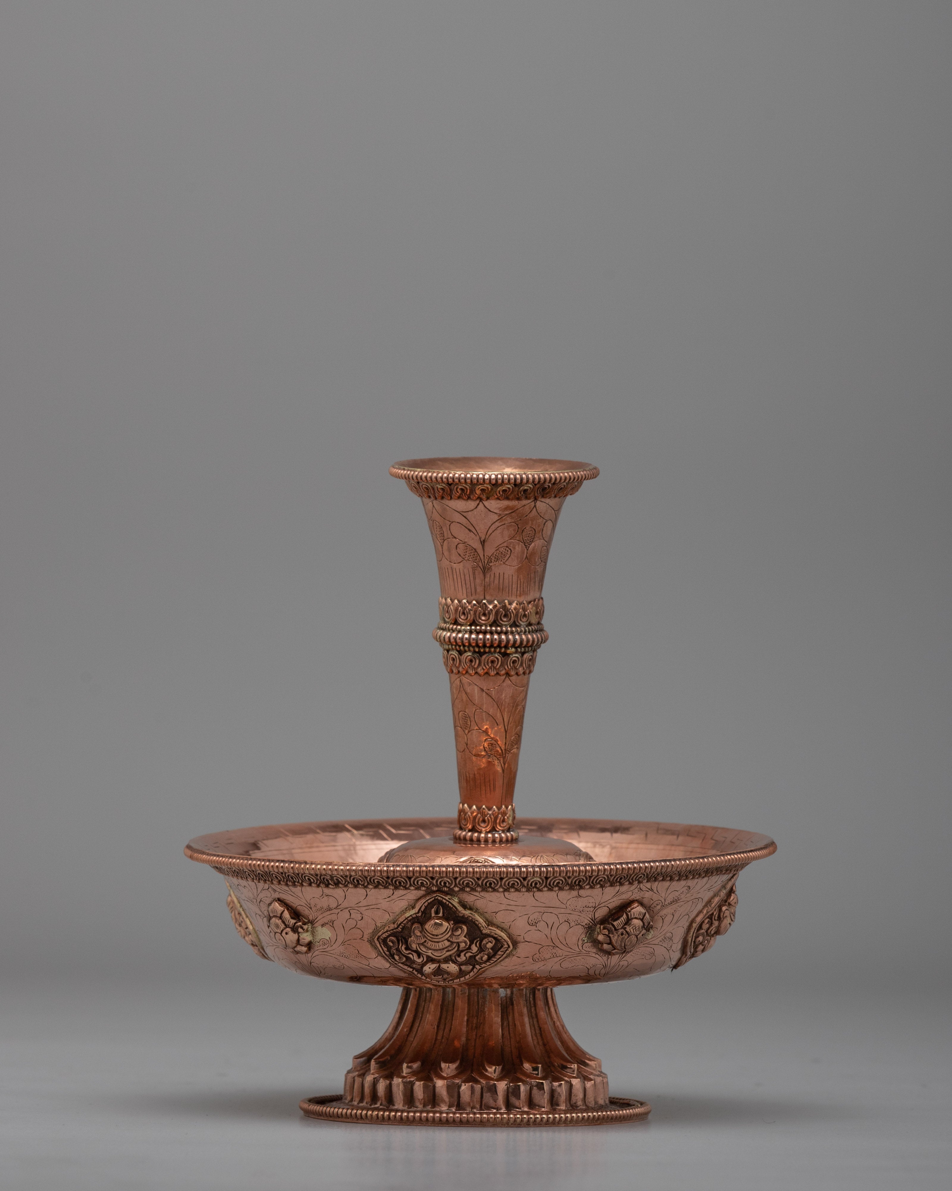 Traditional Buddhist Offering Serkyem | Handcrafted Sacred Tool for Spiritual Ceremonies