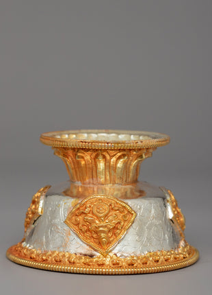 Sacred Tibetan Offering Bowls | Copper Set for Ceremonies