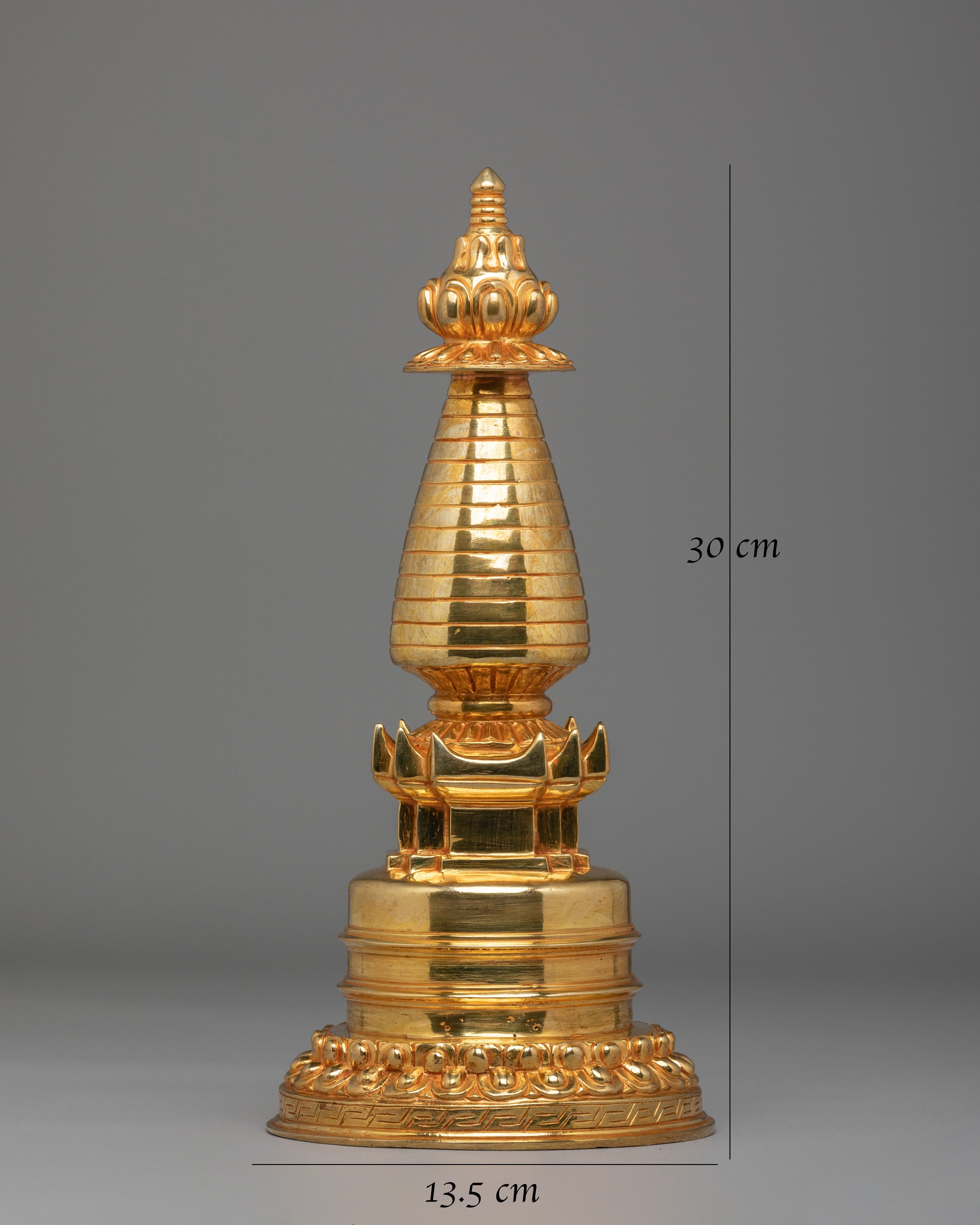 Traditional Tibetan kadampa Altar Stupa | Buddhist Altar Art