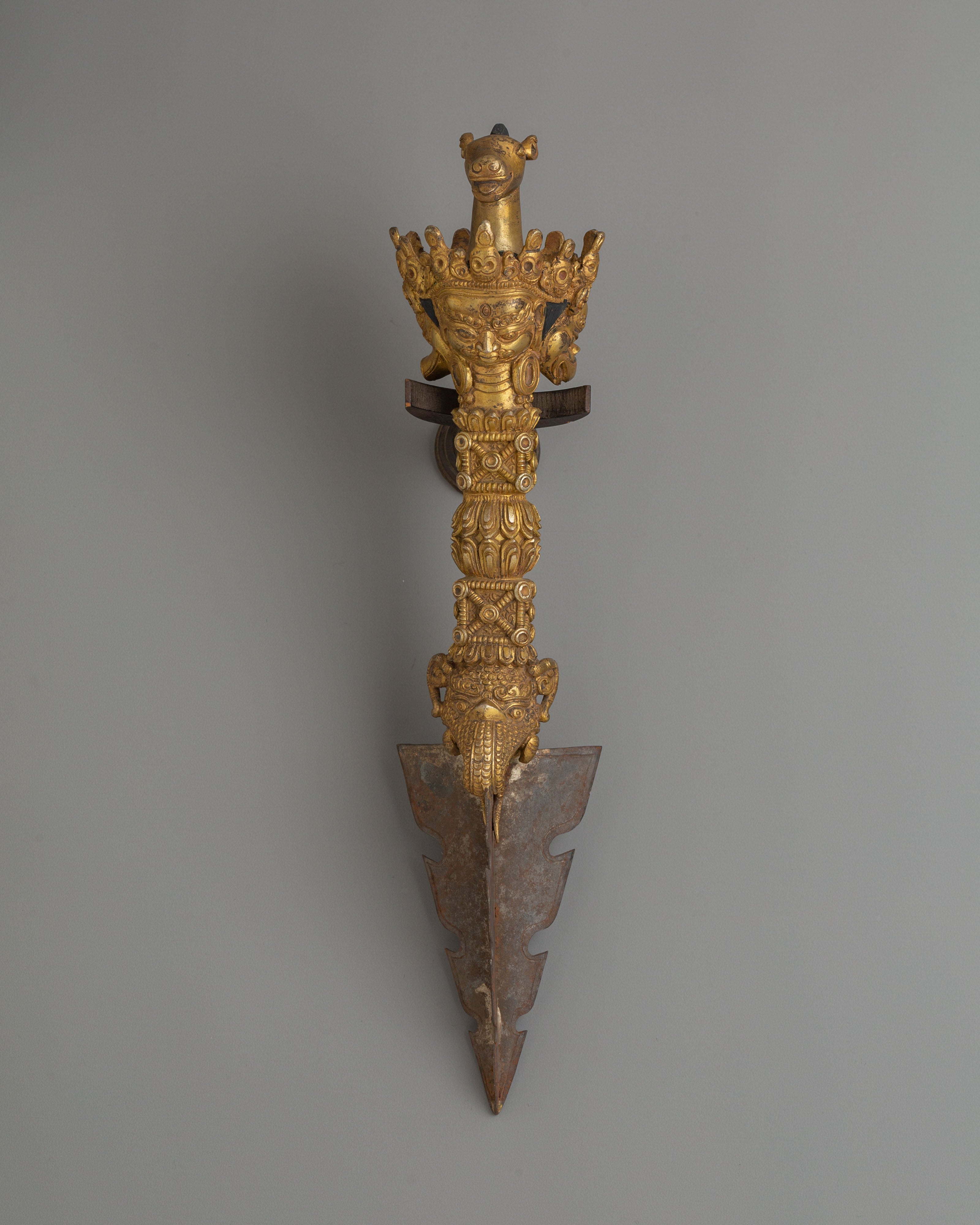 Traditional Ritual Dagger Phurba | Symbol of Transformation