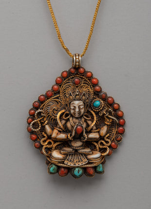 Buddhist Filigree Locket
