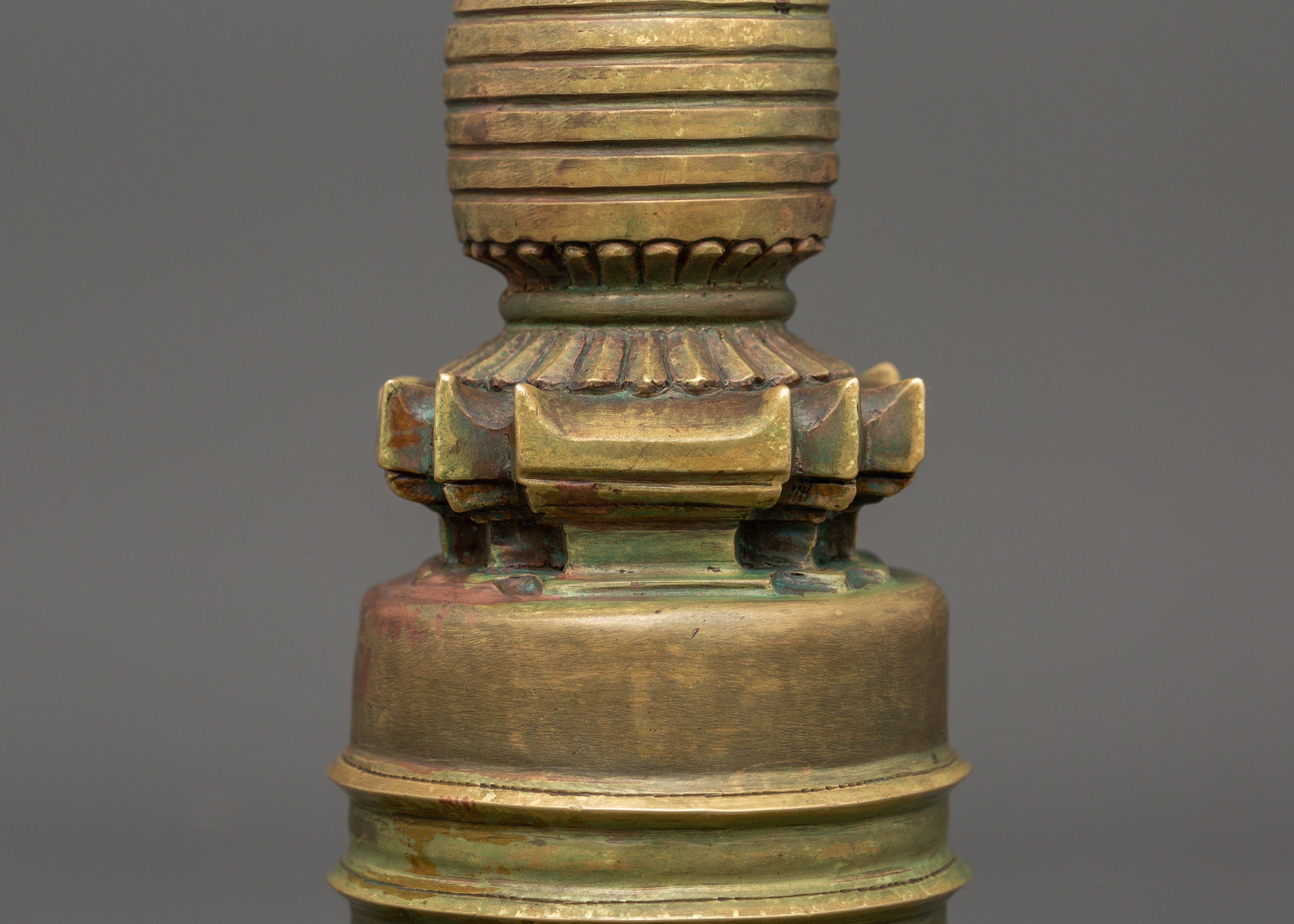 Kadam-Style Stupa | Traditionally Crafted Art