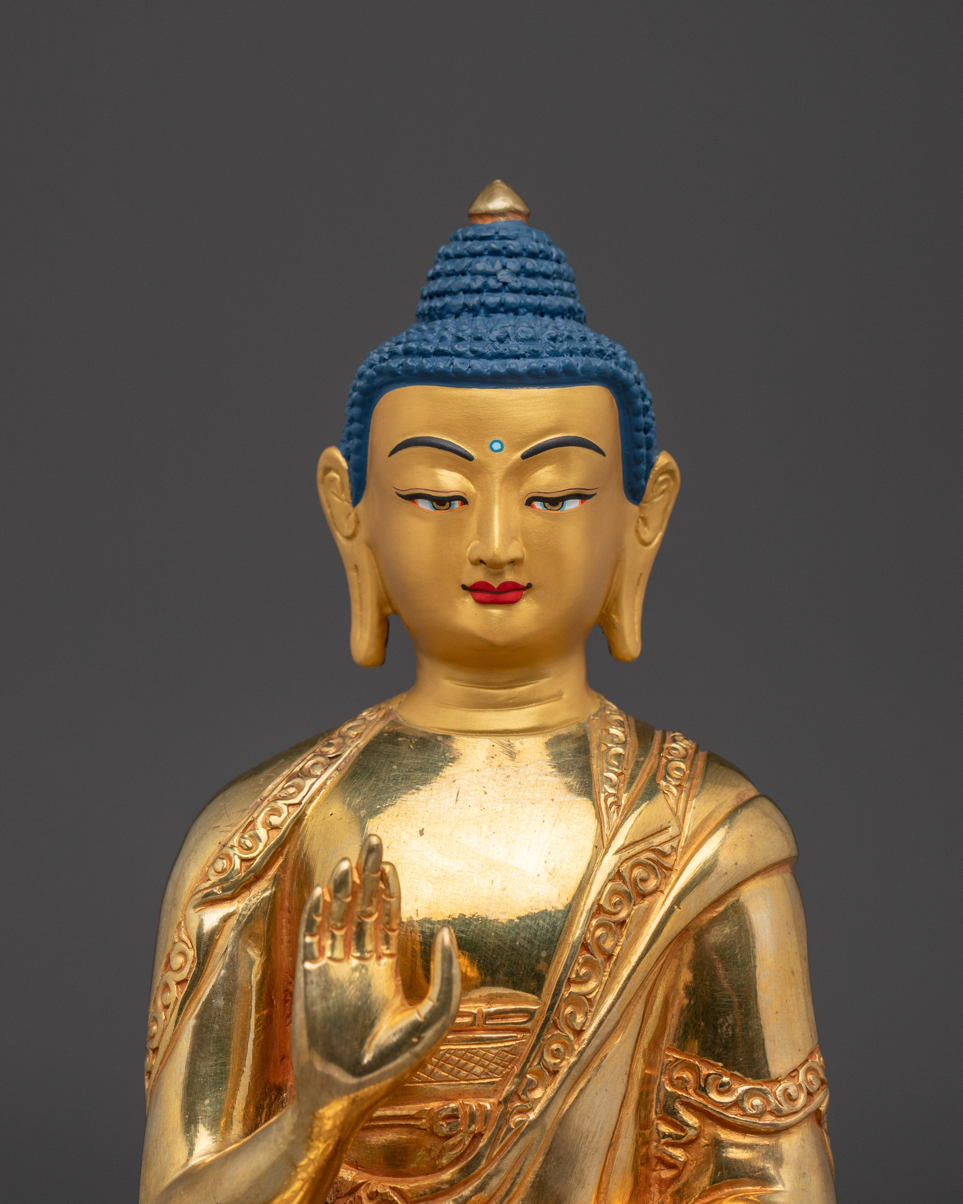 Buddhist Spiritual Amoghasiddhi Statue | One of the Five Wisdom Buddhas