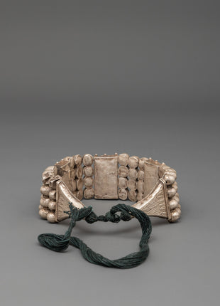 Traditional Himalayan Silver Bracelet | Timeless Ethnic Masterpiece