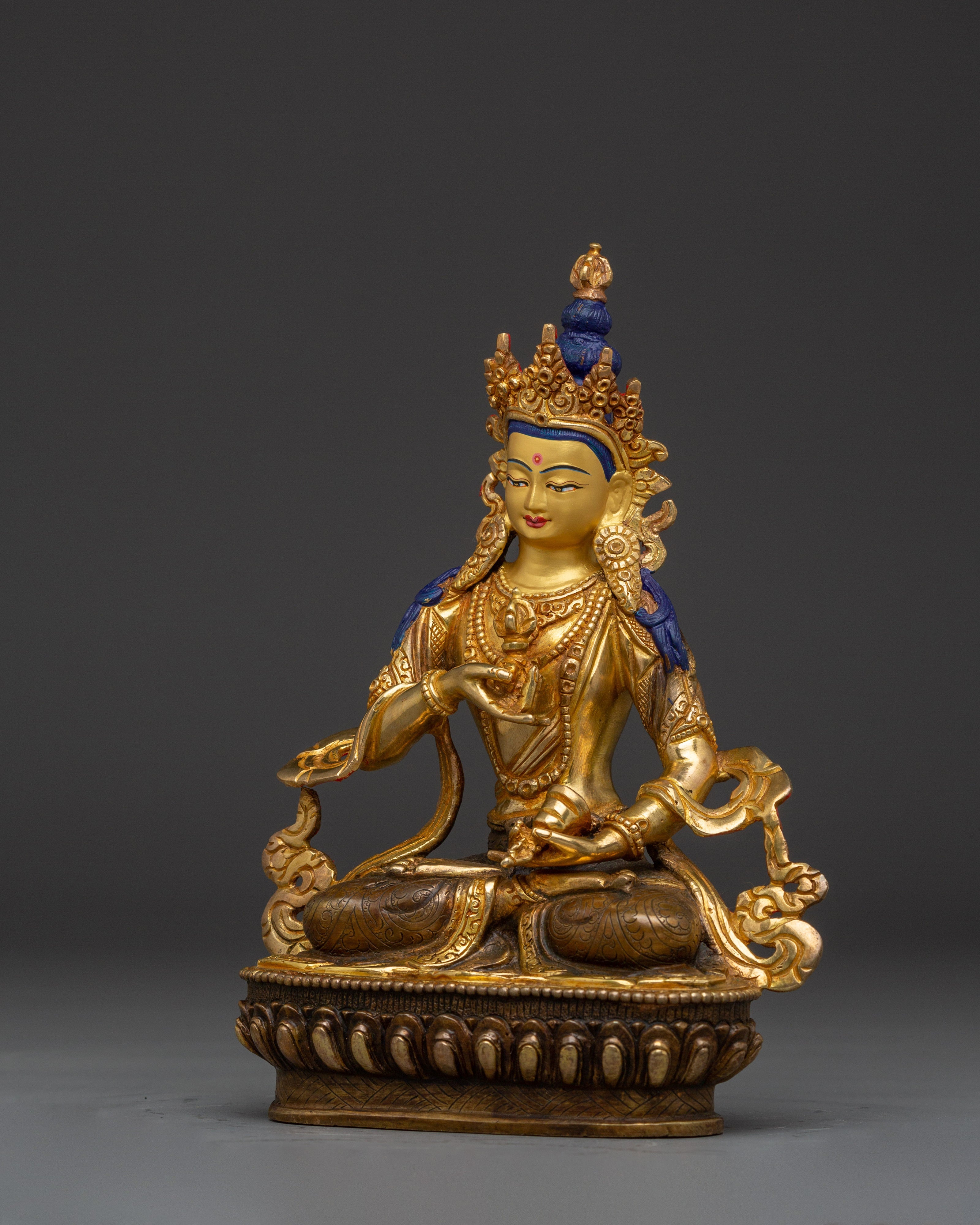 Buddhist Artwork of Vajrasattva - Deity for Purification and Spiritual Practice