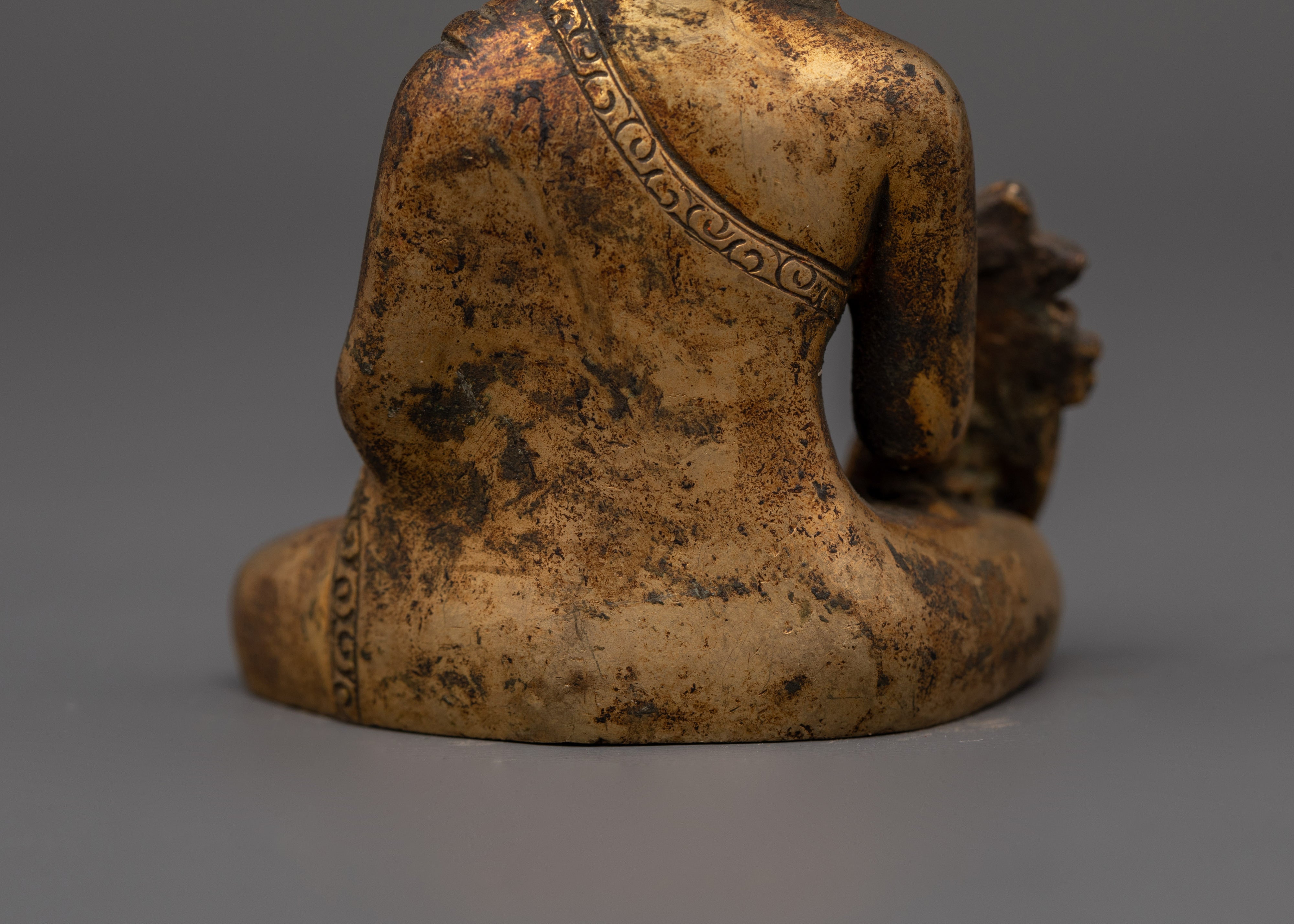 Antique Finish Medicine Buddha Statue | Sacred Home Decor
