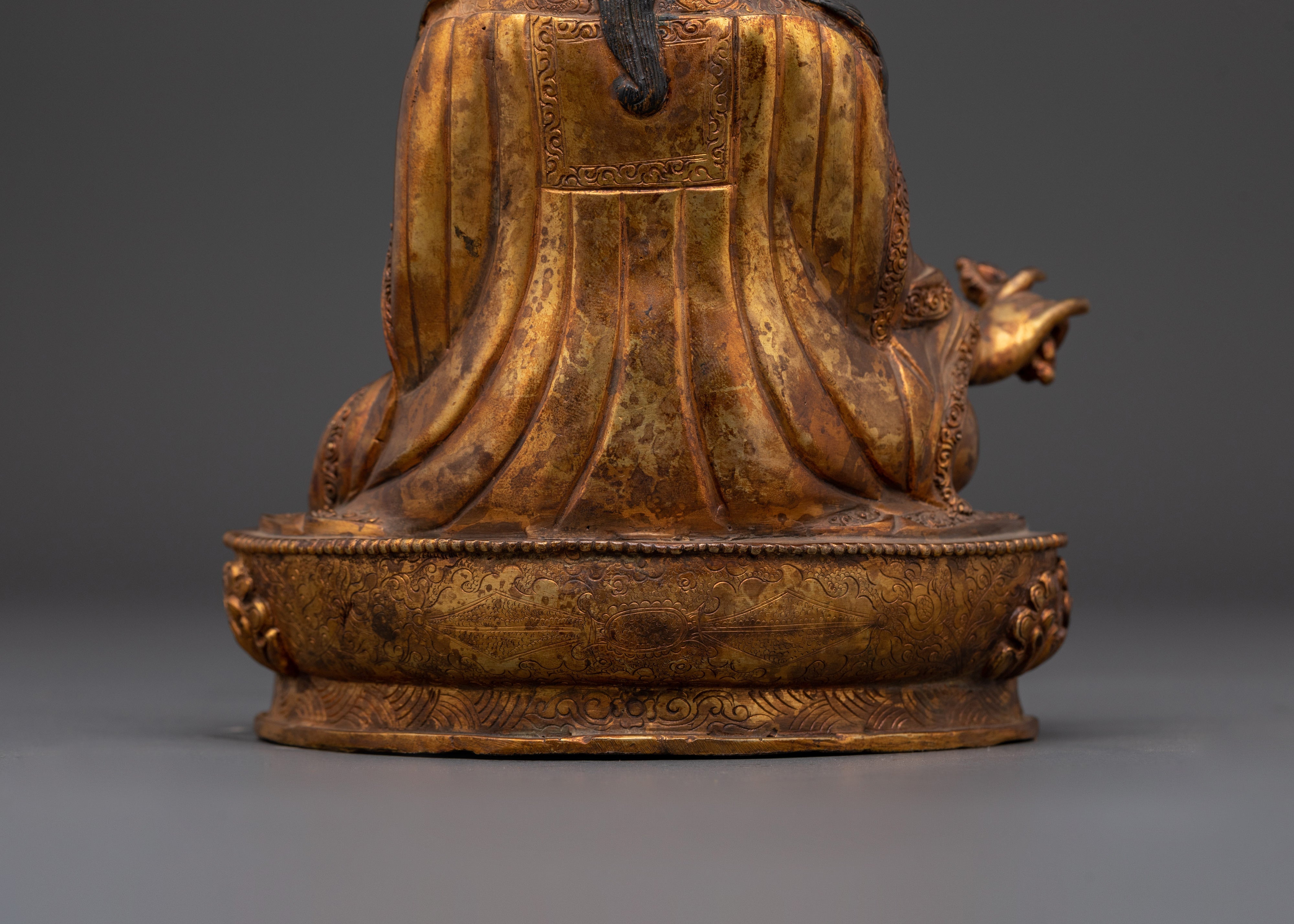 Himalayan Padmasambhava Statue | Tibetan Buddhist Sculpture for Spiritual Practice