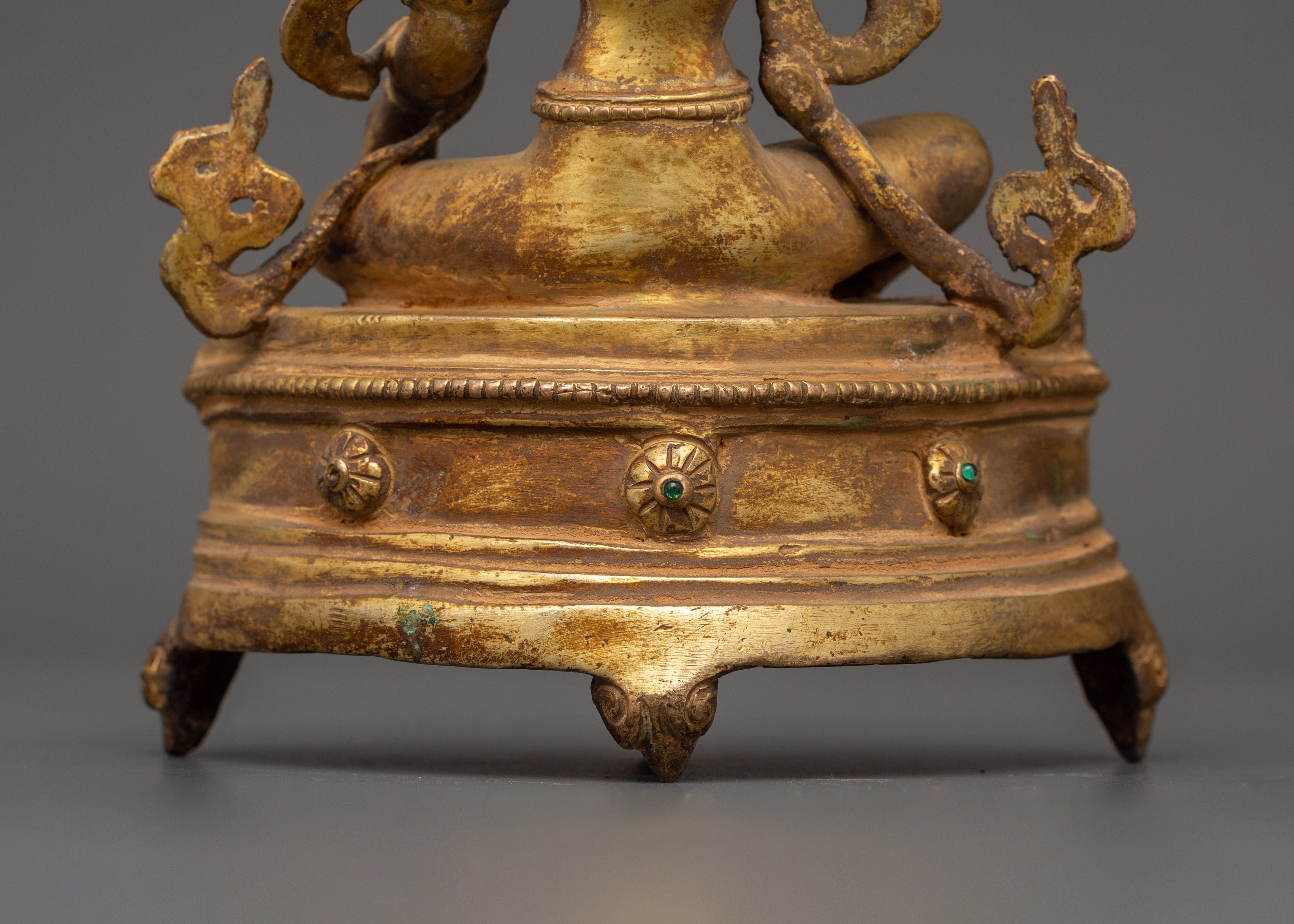 Bodhisattva Statue with Antique Finish | Altar and Shrine Craft