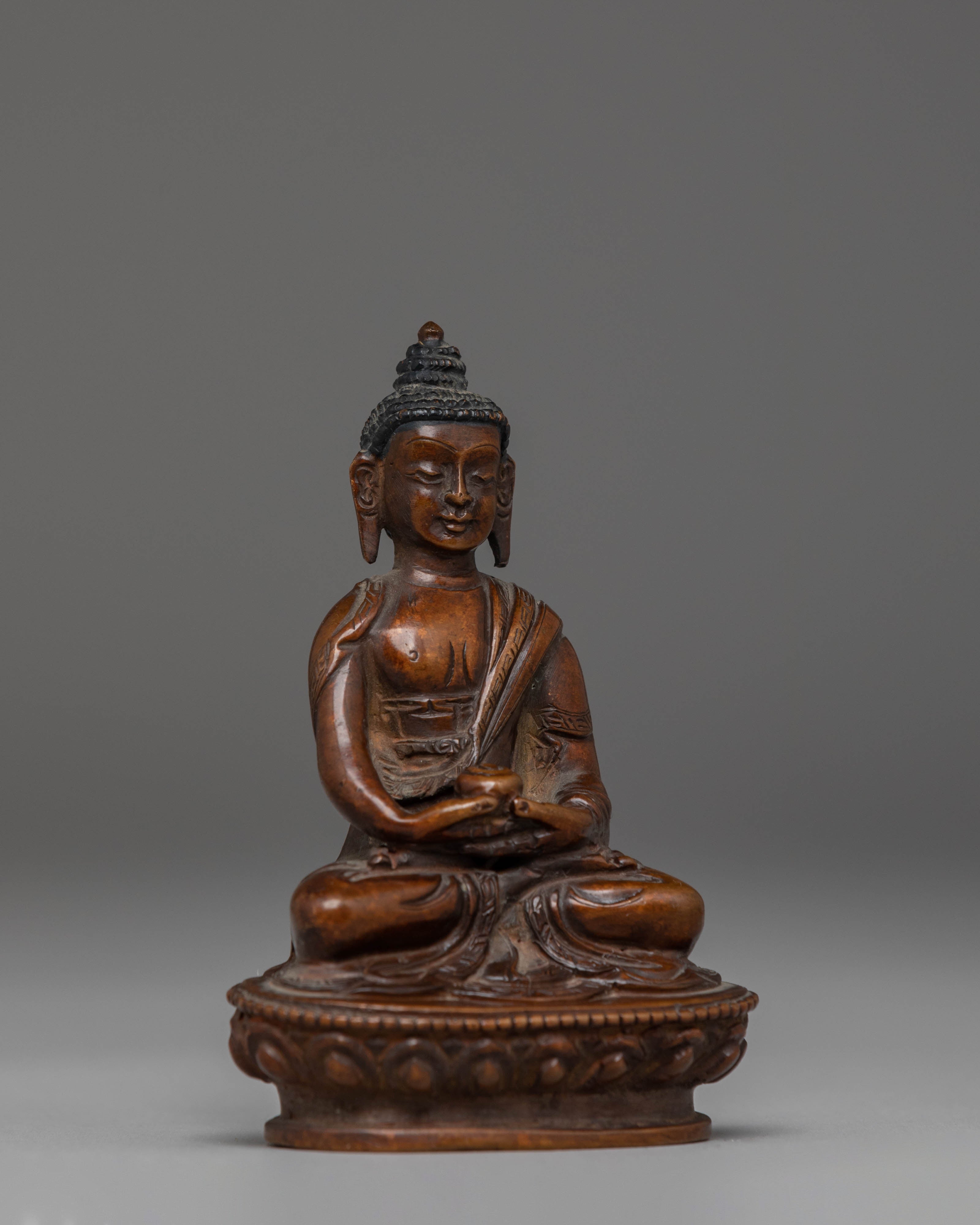 Handcrafted Statue of Buddha Amitabha | Buddhist Enlightenment Decor
