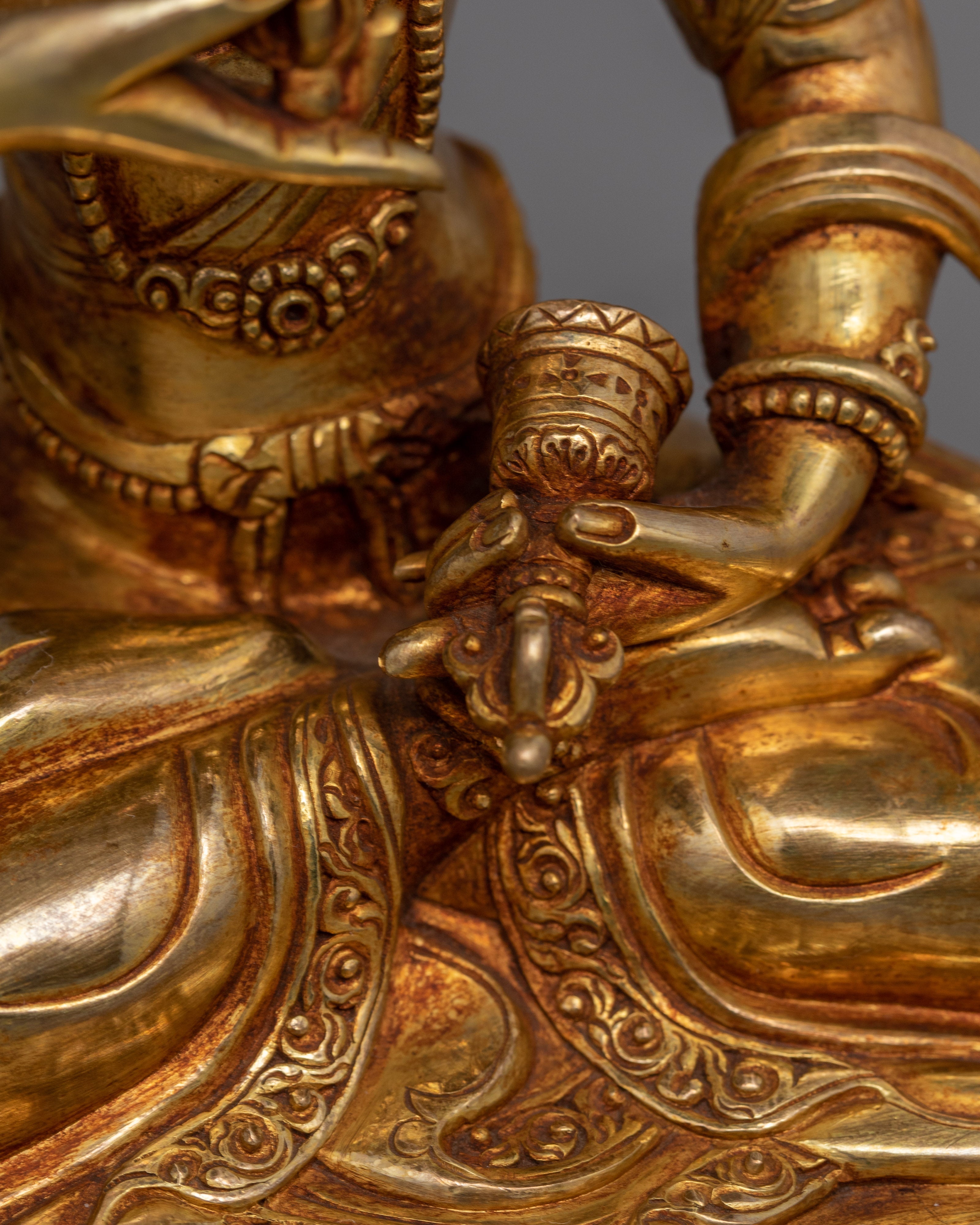 Handcrafted Vajrasattva Buddhist Sculpture | Deity of Purification