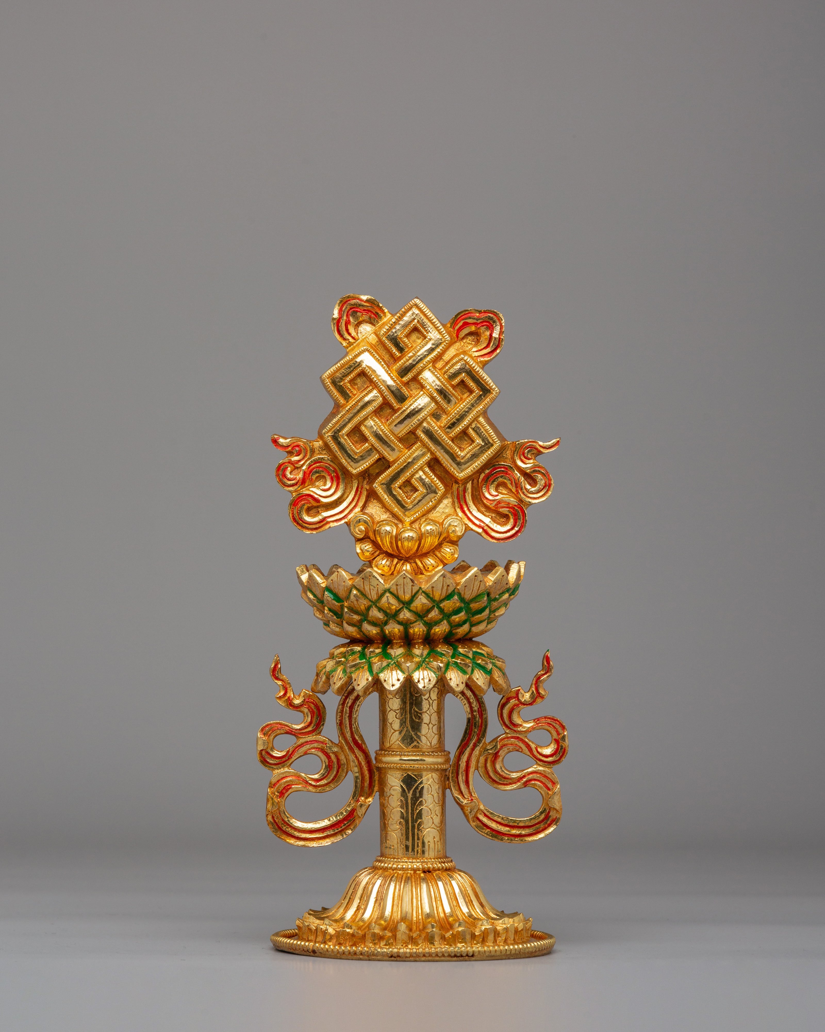 Buddhist Eight Symbols Sculpture Set | A Sacred Representation of Spiritual Blessings
