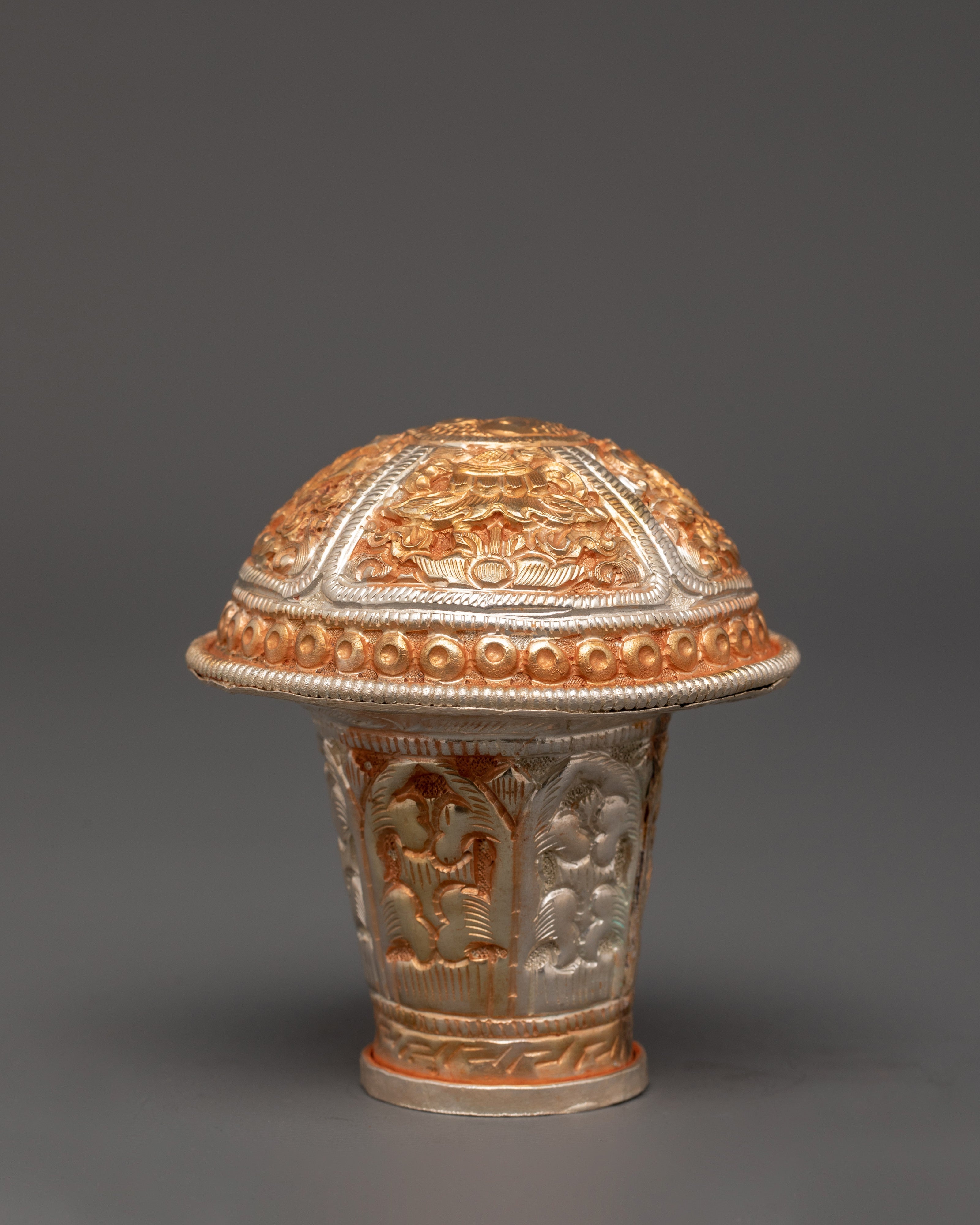 Brocade Stick Cap Home Decor | Elegant Decorative Accent