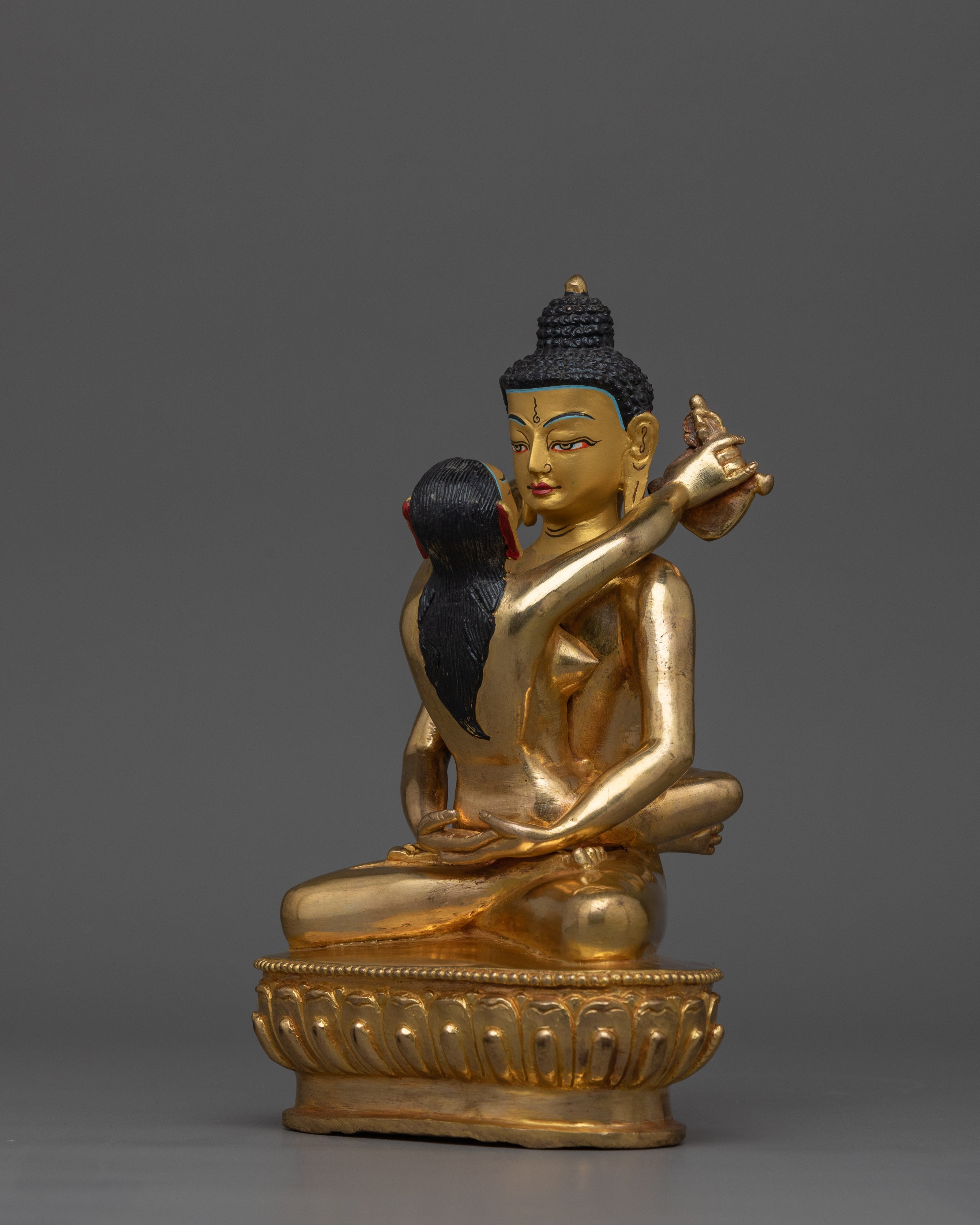 8.3 Inches Samantabhadra with Consort Statue | The Union of Wisdom & Compassion