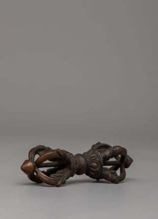 Copper Vajra Ritual Tool | Spiritual Protection Symbol