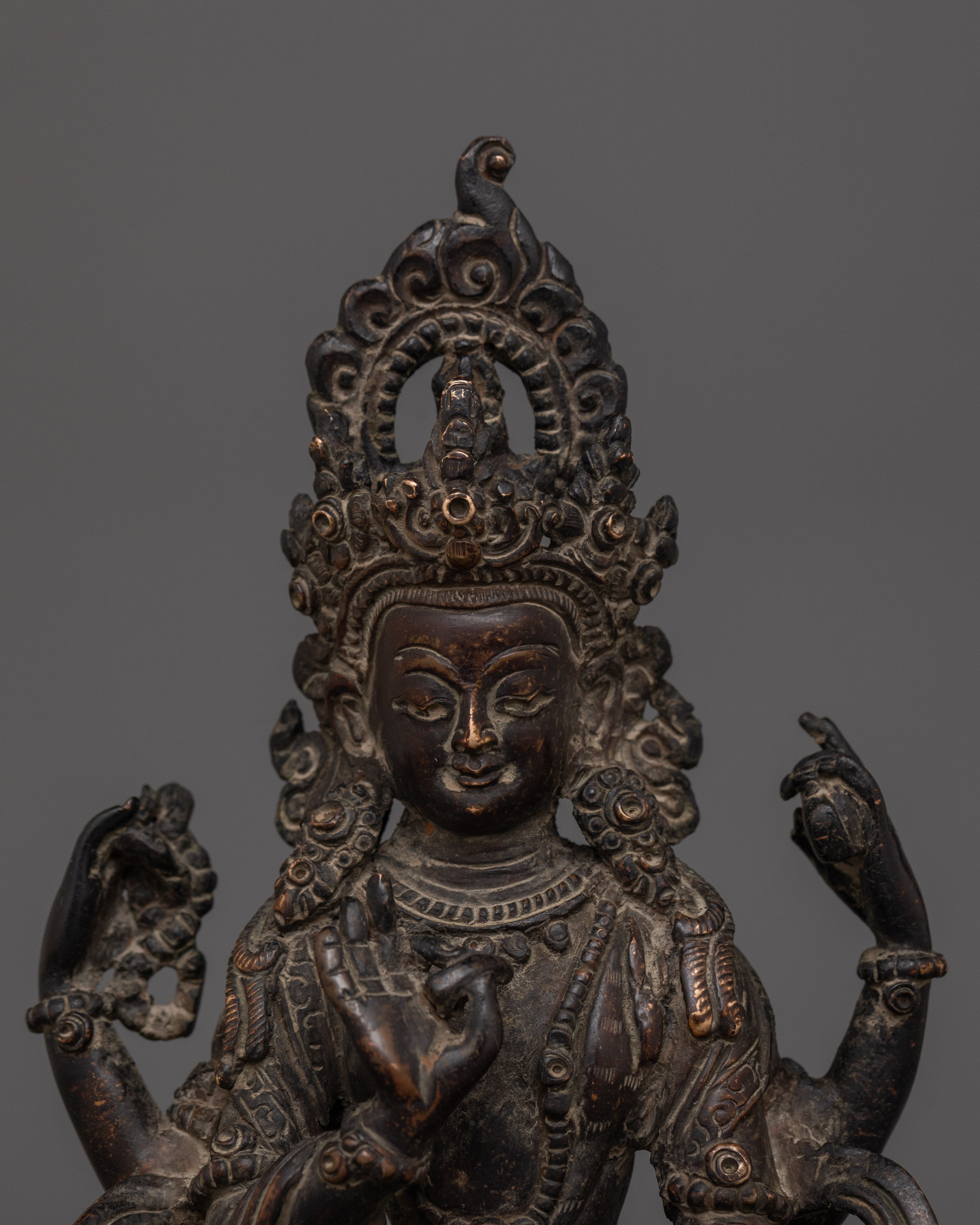 Tibetan Statue of Prajnaparamita | The consort of Vajradhara