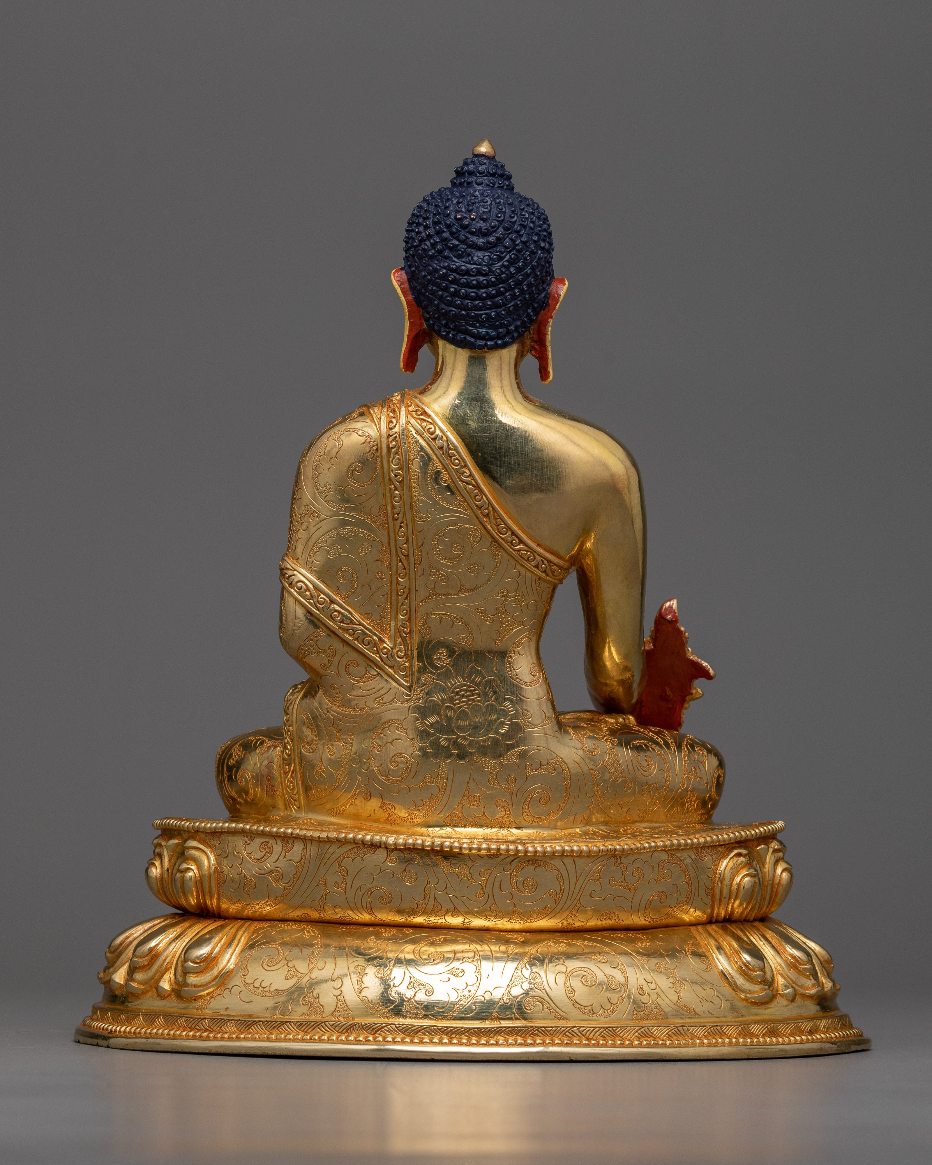 Medicine Master Buddha Statue in 24K Gold | A Symbol of Healing and Wellbeing