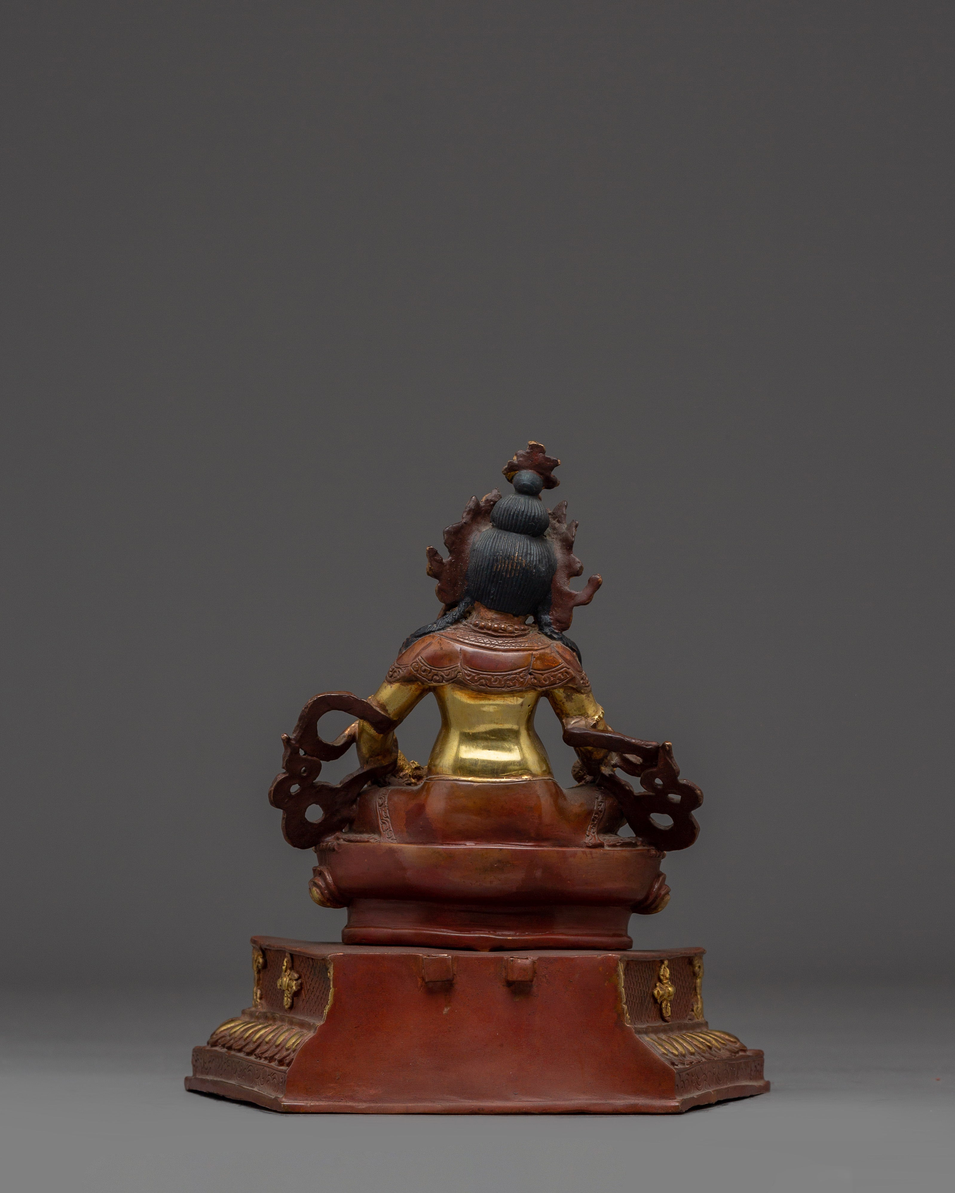 Dzambhala With Throne | Colorful Throne