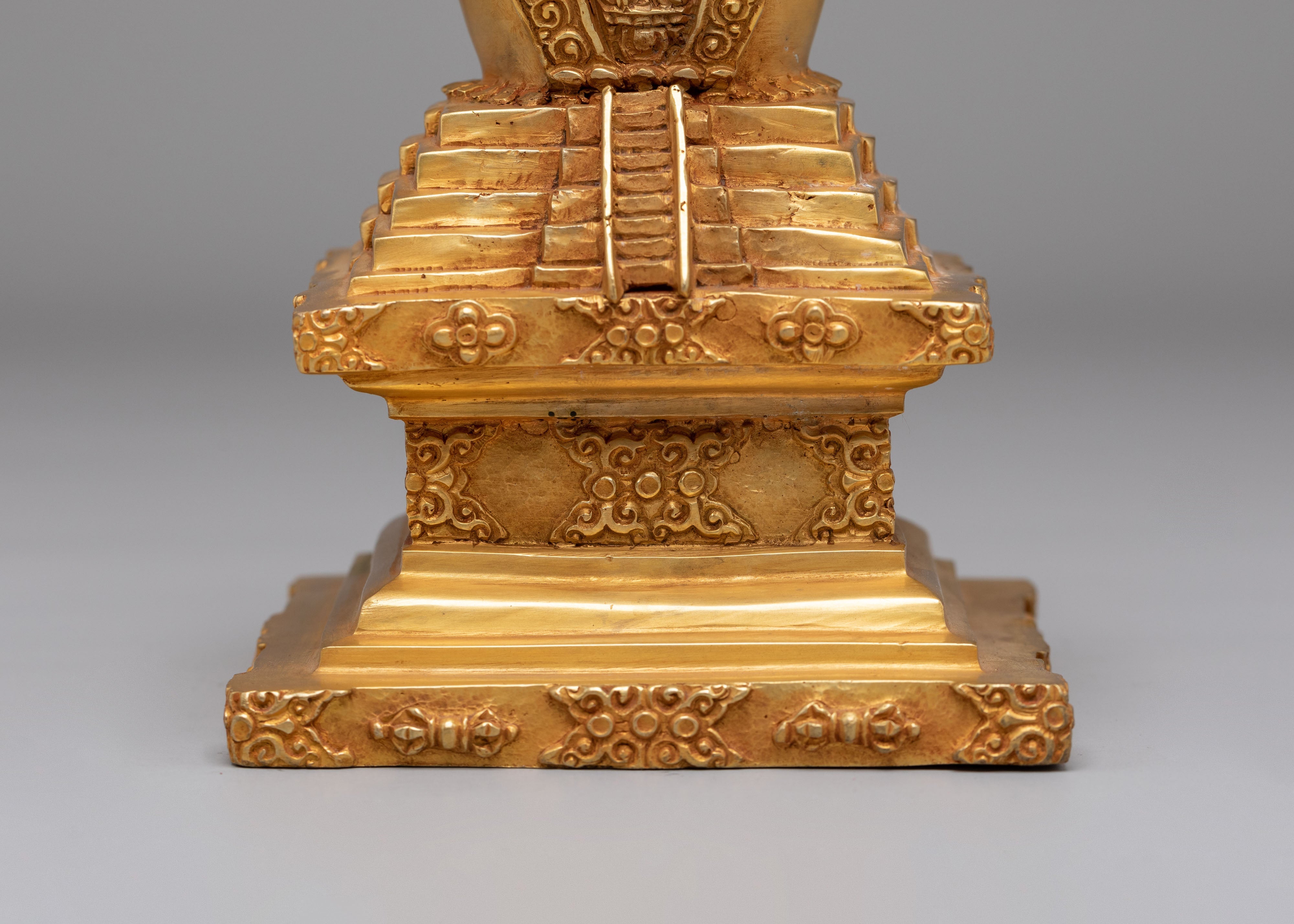 Traditional Handmade Stupa for Rituals | Symbol of Shakyamuni Buddha’s Enlightenment