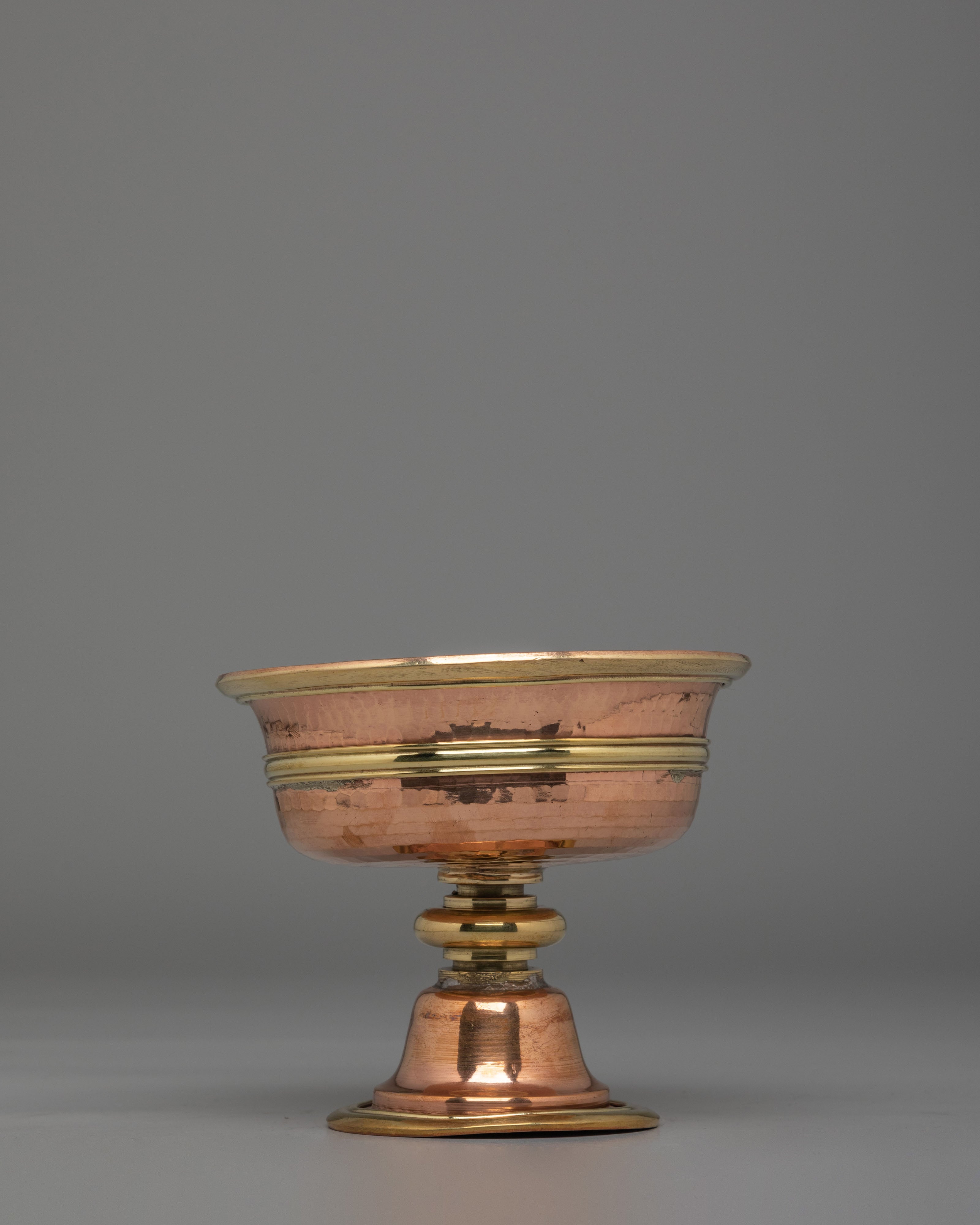 Butter Lamp Set For Spiritual Practice | Copper & Brass Butter Lamps
