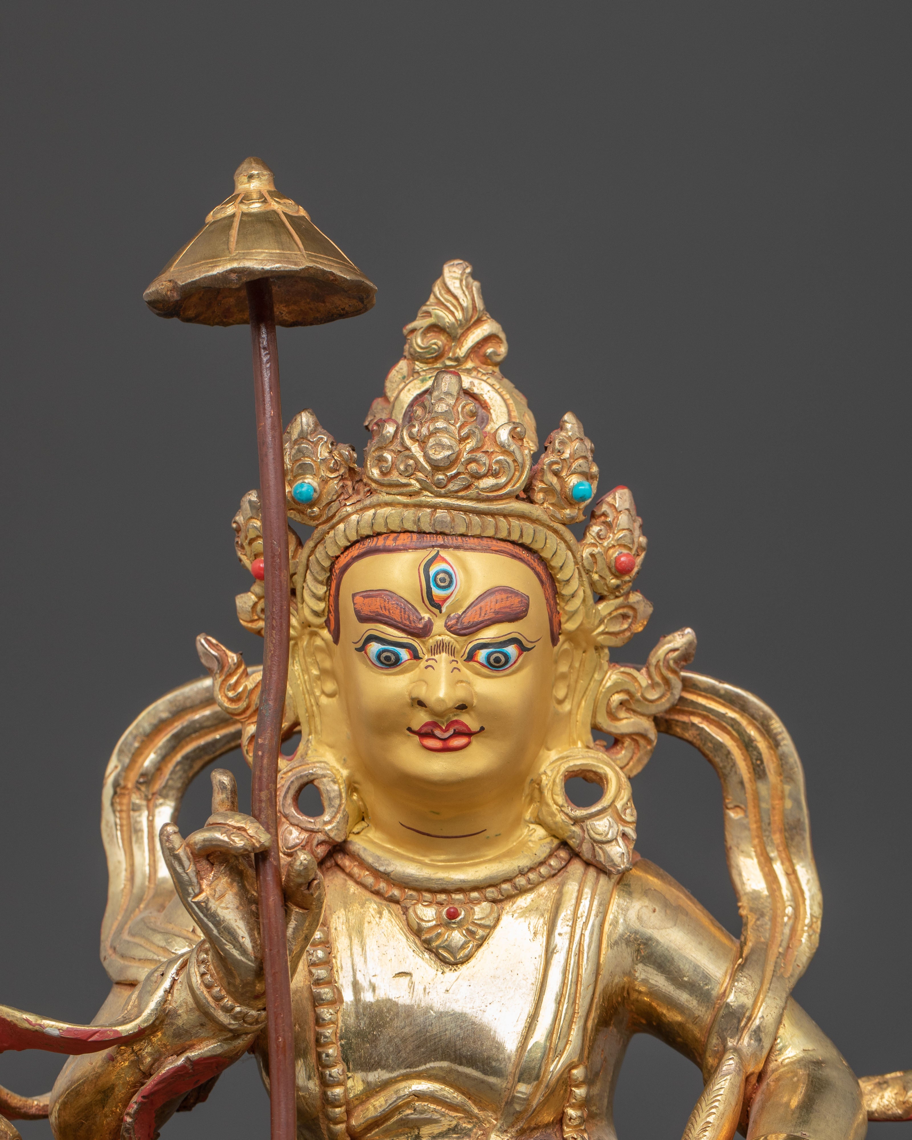 The Northern Guardian Namtoshe Statue | Tibetan Protector Deity Sculpture