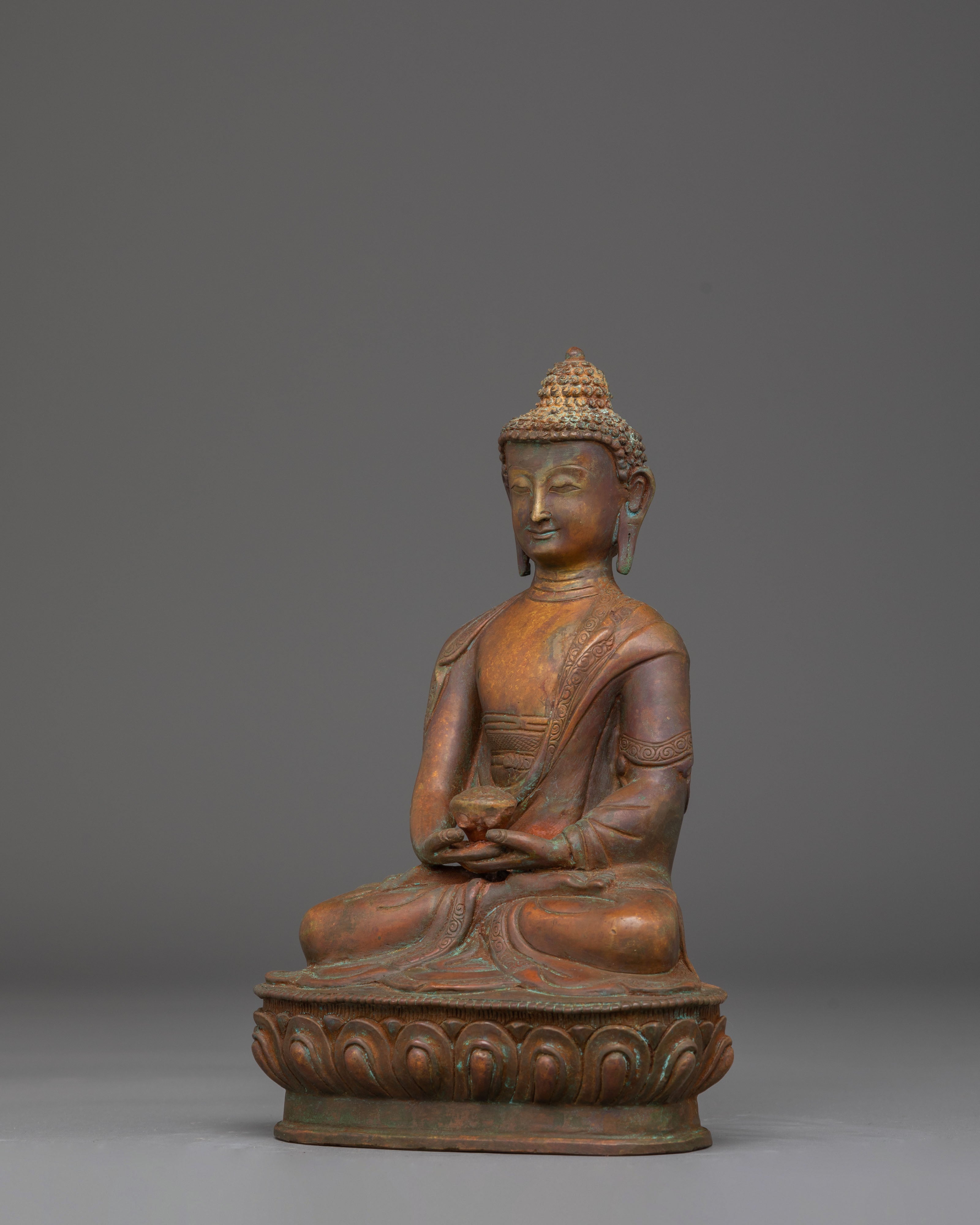"Amitabha Buddha" Tibetan Buddha Art | Experience Serenity with our Sculpture
