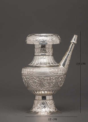 Karuwa Traditional Vessel | Water Offering Pure Silver Karuwa