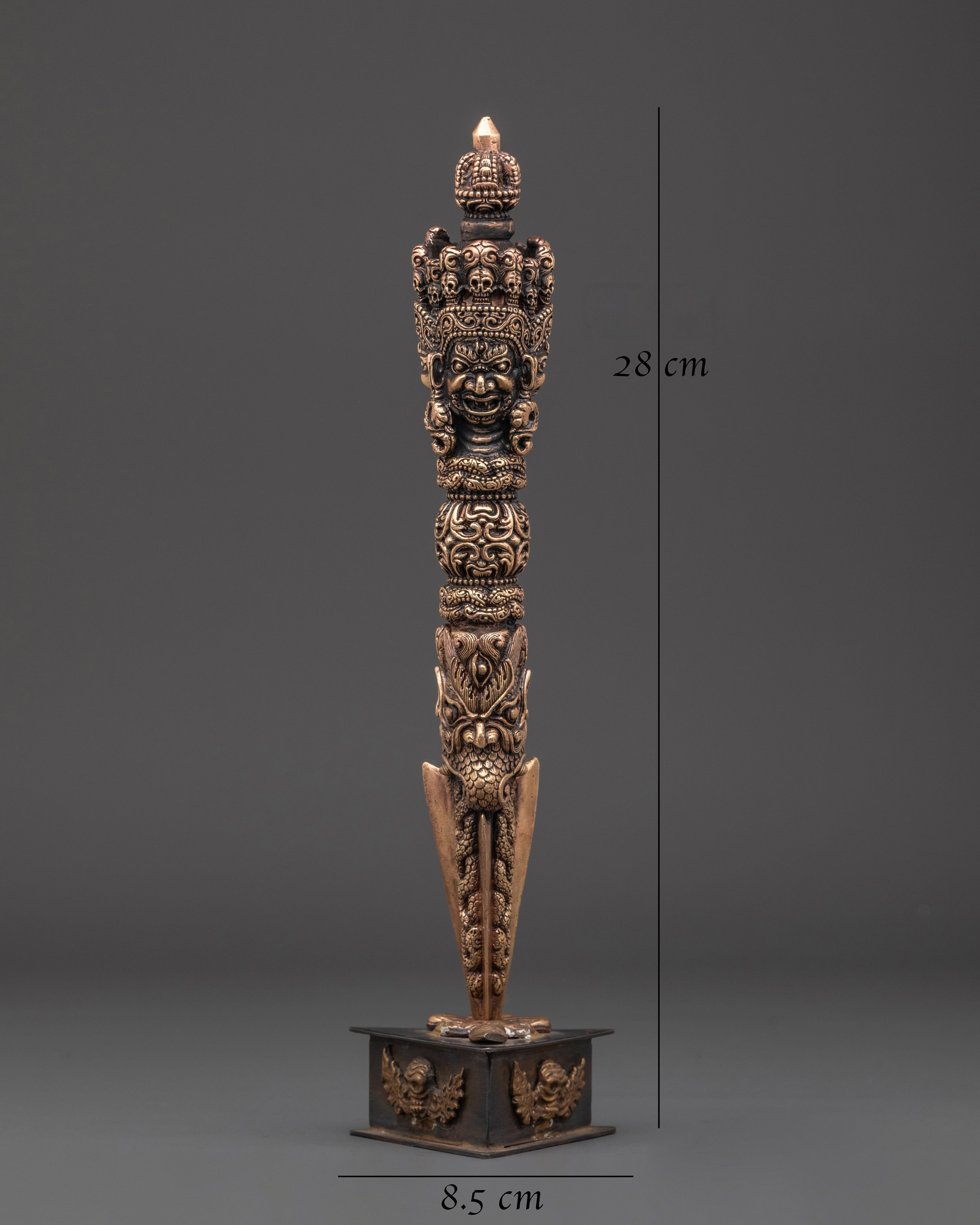 Handcrafted Himalayan Tibetan Phurba Dagger | Tantric Ritual and Spiritual Protection