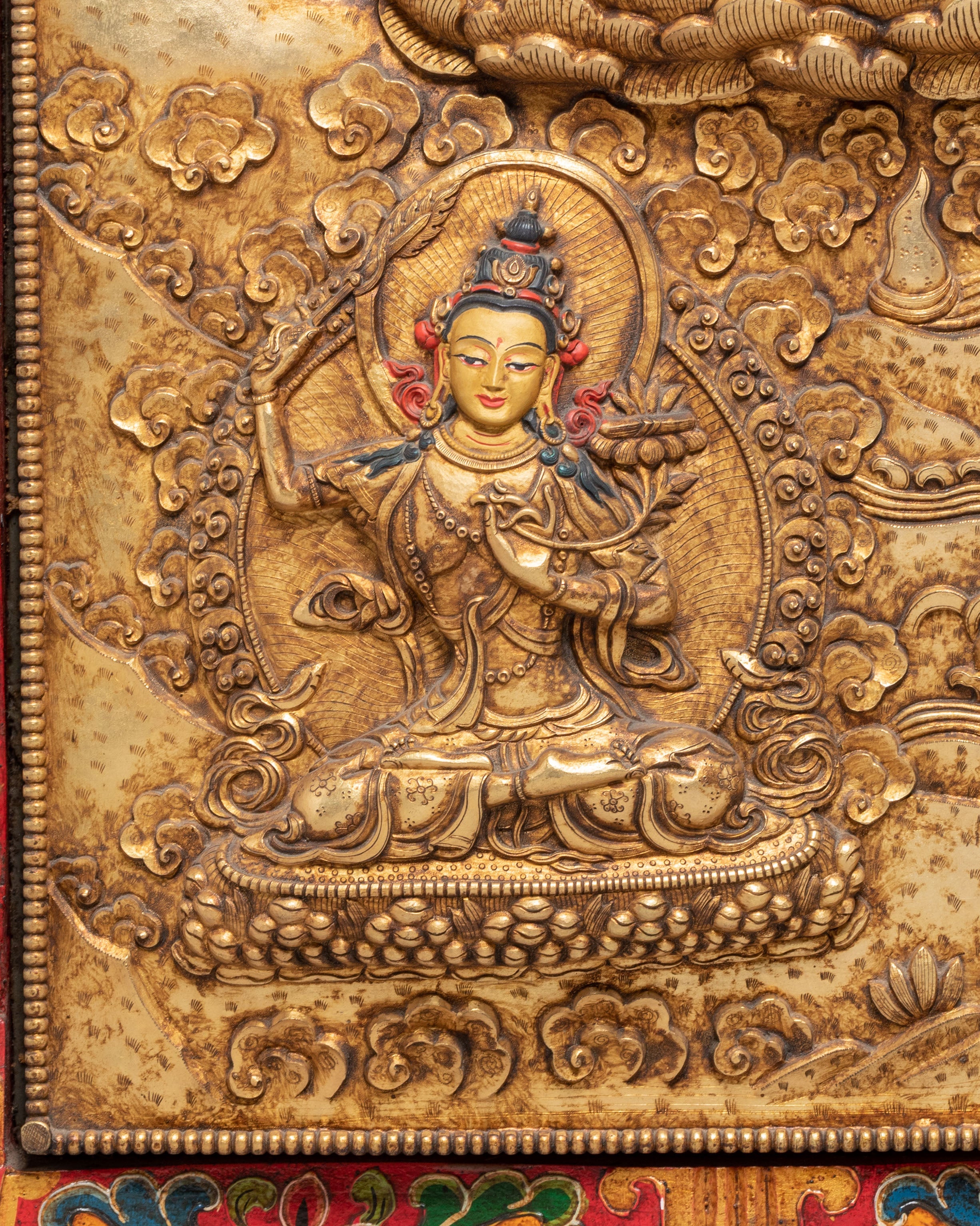 Amitayus Buddha of Infinite Life Wall Hanging | Symbol of Longevity
