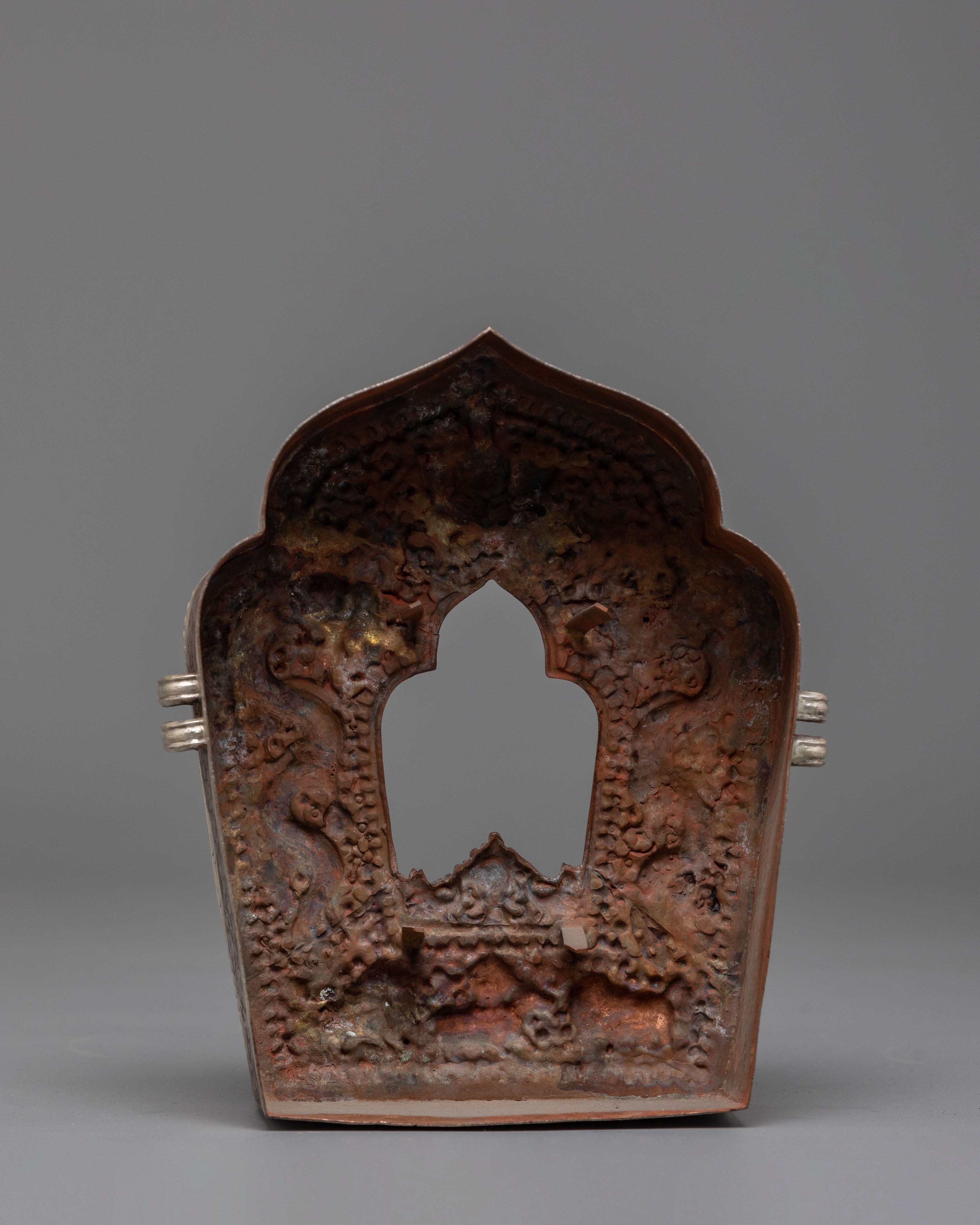 Oxidized Copper Ghau Box | Perfect for Ritual Use and Sacred Storage