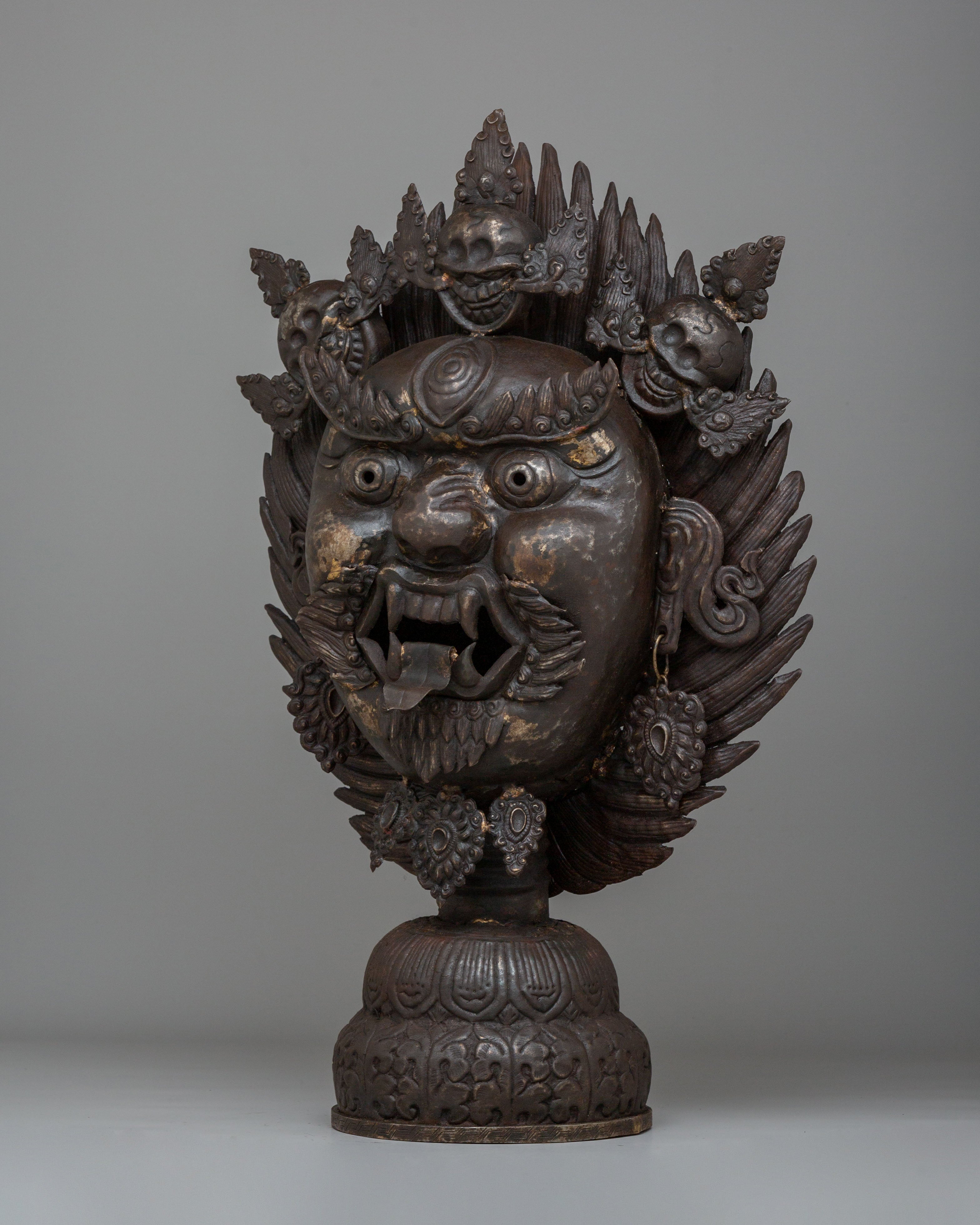 Traditional Bhairava Mask | Tibetan Protector Deity