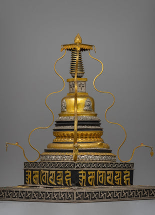 Decorative Buddhist Stupa Sculpture | Symbol of Peace and Enlightenment, for Home Decor