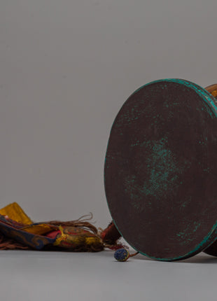 Wooden Damaru Drum | Spiritual Drum for Sacred Buddhist Practices