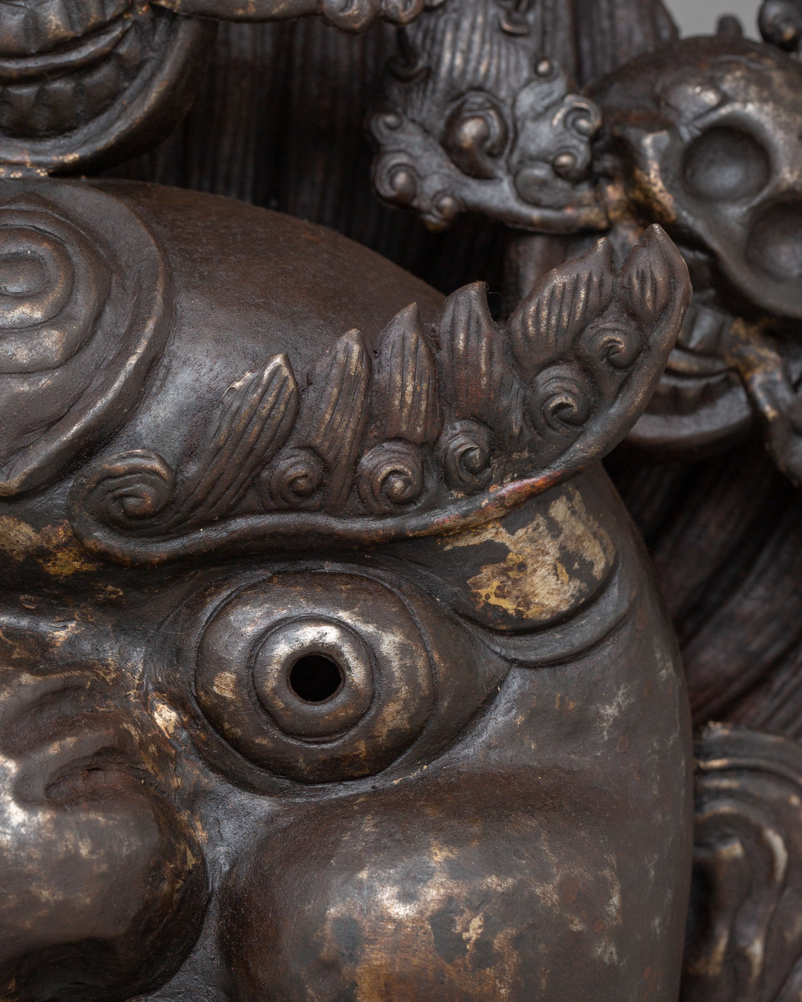 Traditional Bhairava Mask | Tibetan Protector Deity