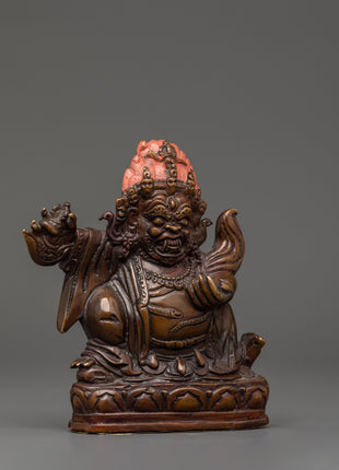 Mahakala Bernagchen Tibetan Protector Deity | Home Shrine & Meditation Decor
